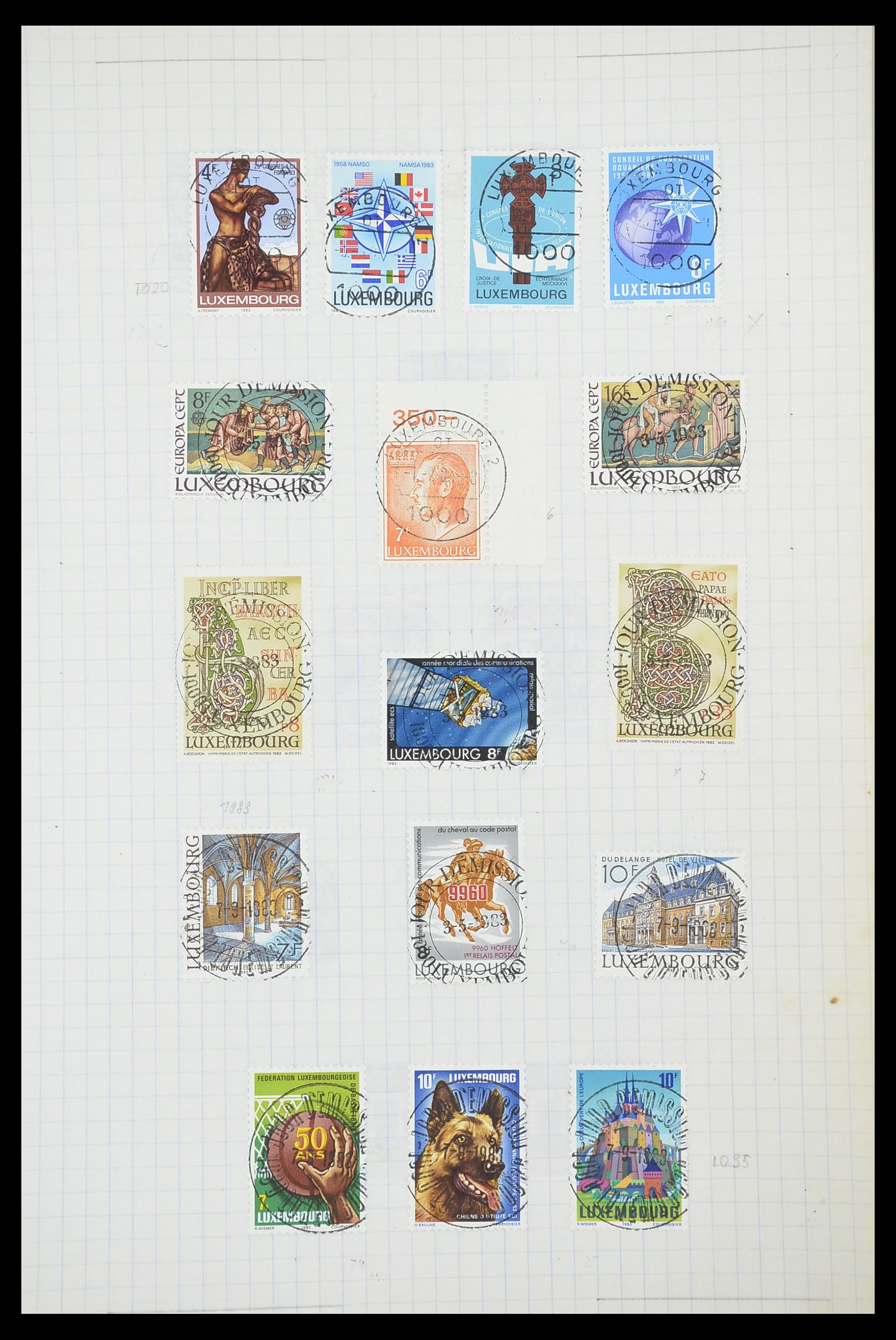 33817 130 - Stamp collection 33817 Luxembourg 1852-2019.