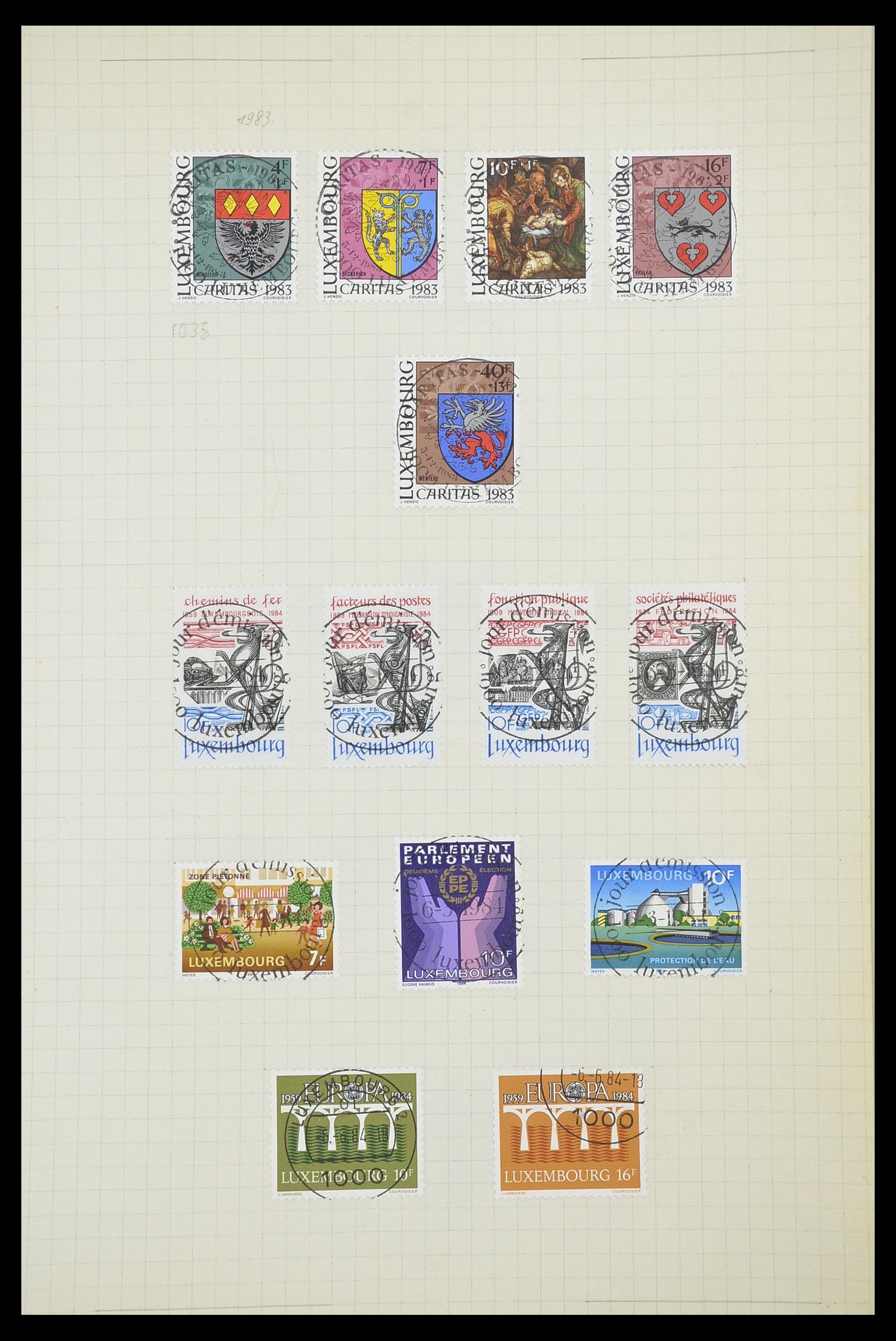 33817 131 - Stamp collection 33817 Luxembourg 1852-2019.