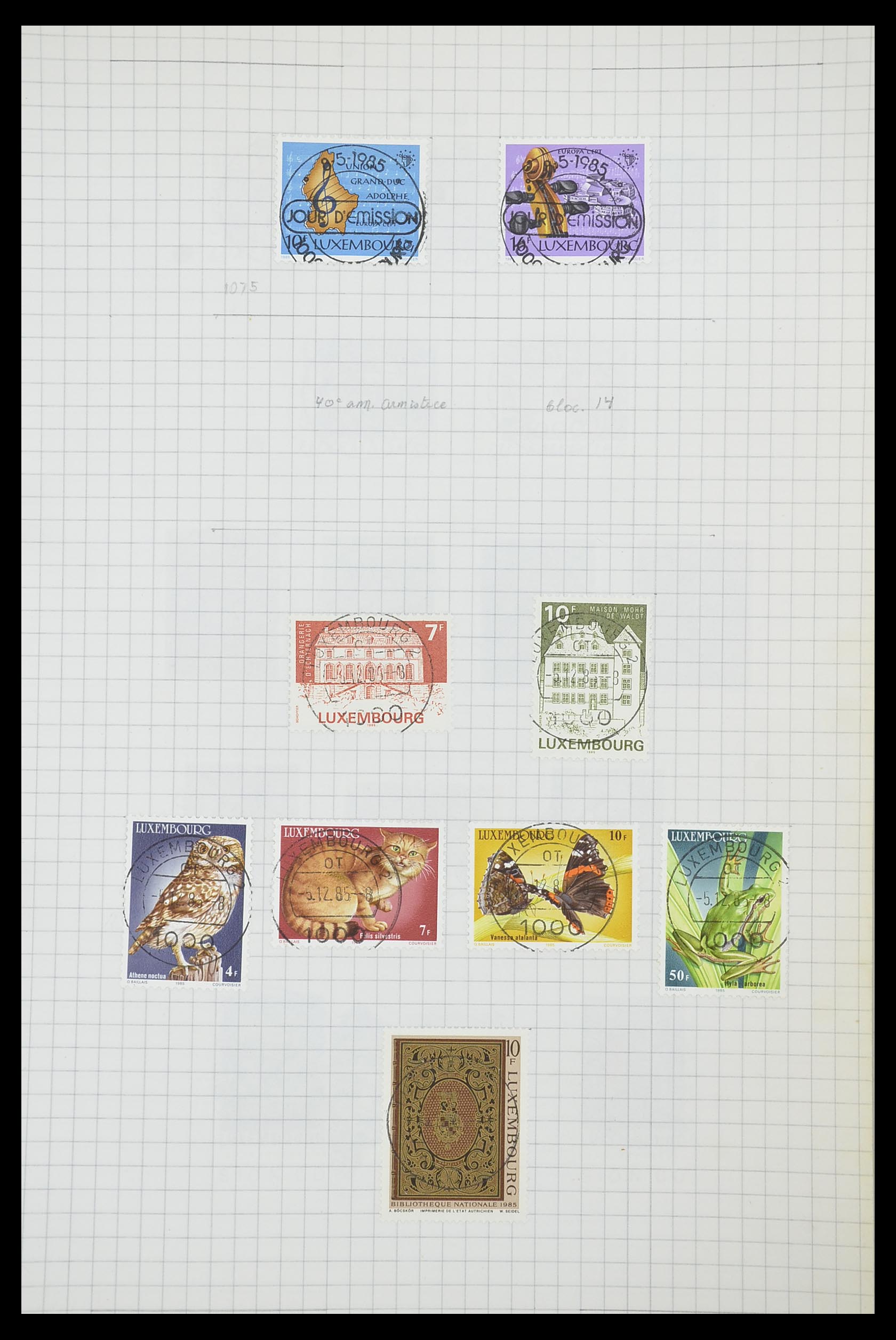 33817 134 - Stamp collection 33817 Luxembourg 1852-2019.