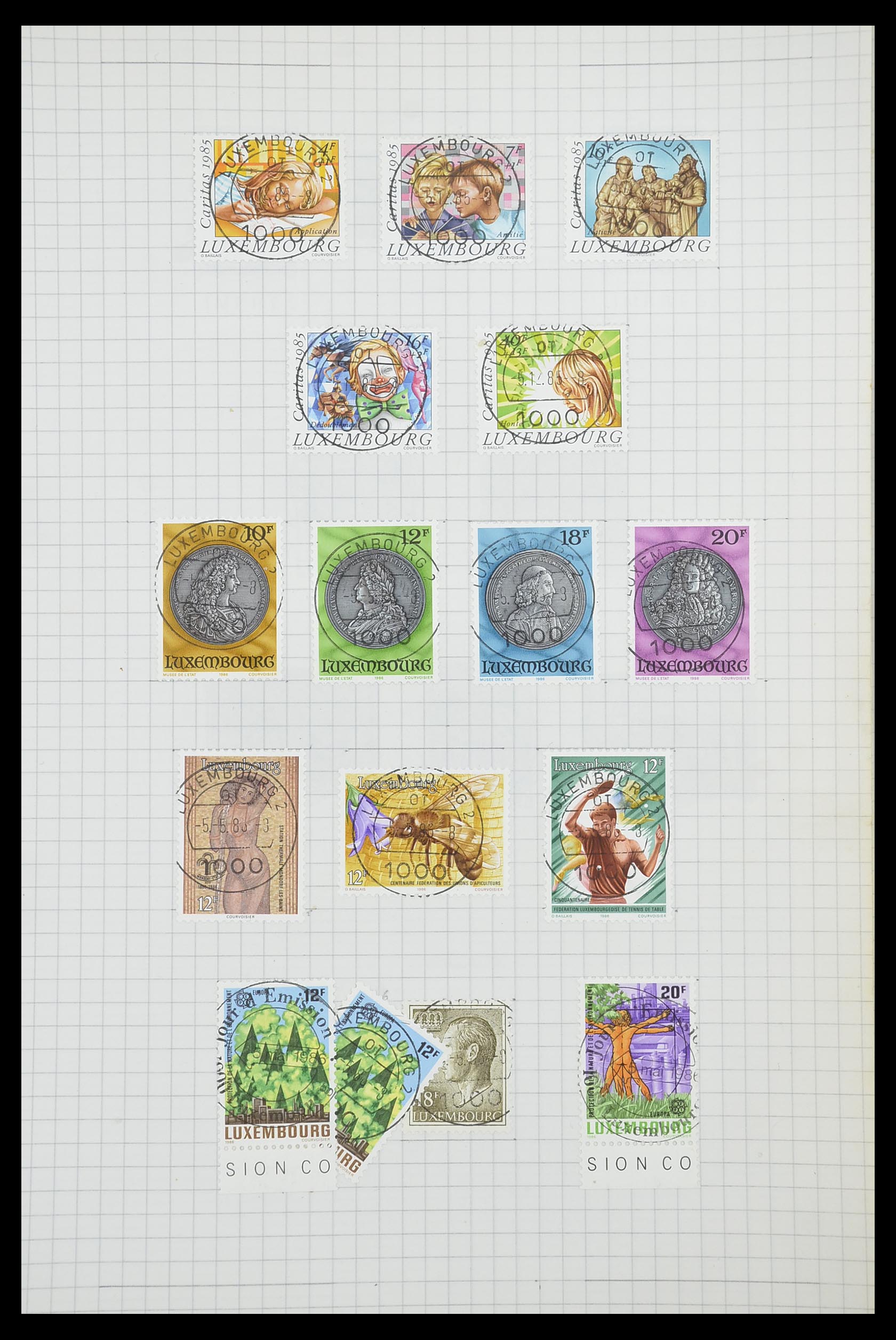 33817 135 - Stamp collection 33817 Luxembourg 1852-2019.