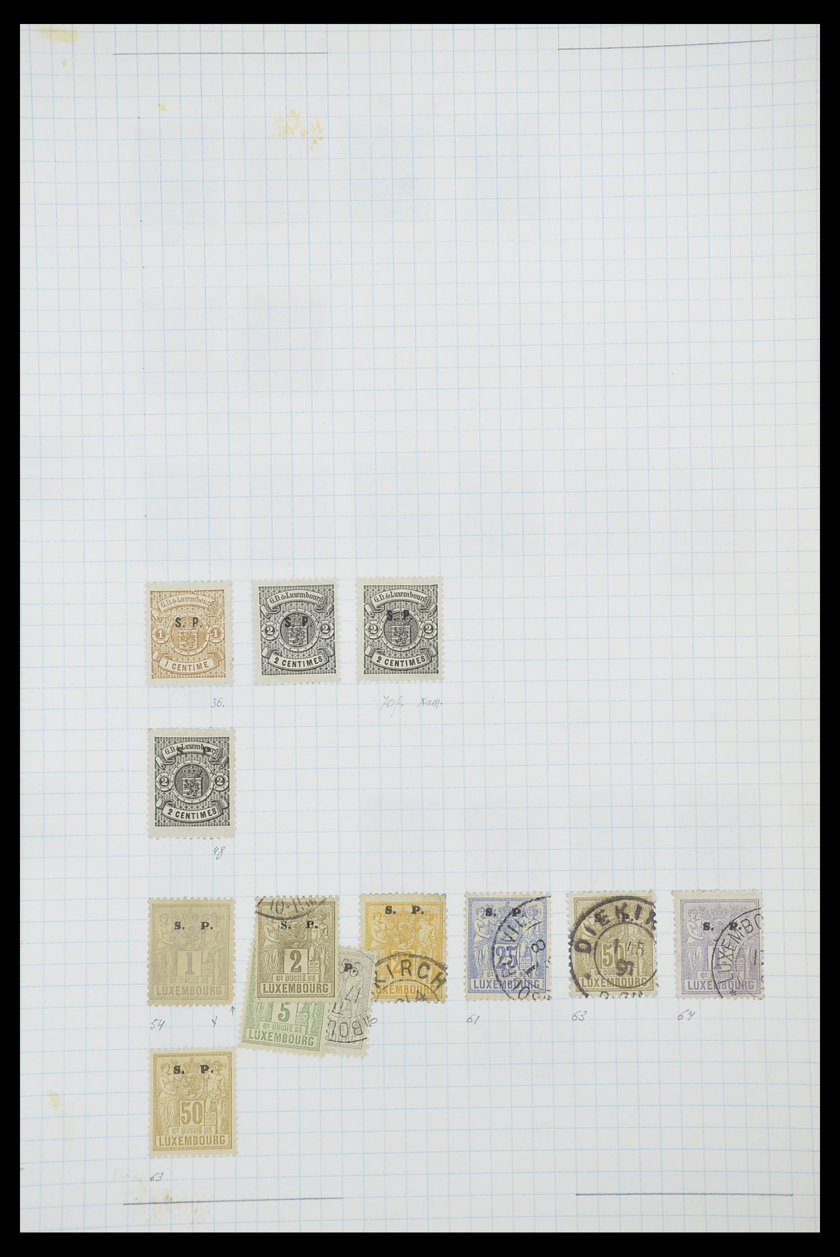 33817 163 - Stamp collection 33817 Luxembourg 1852-2019.
