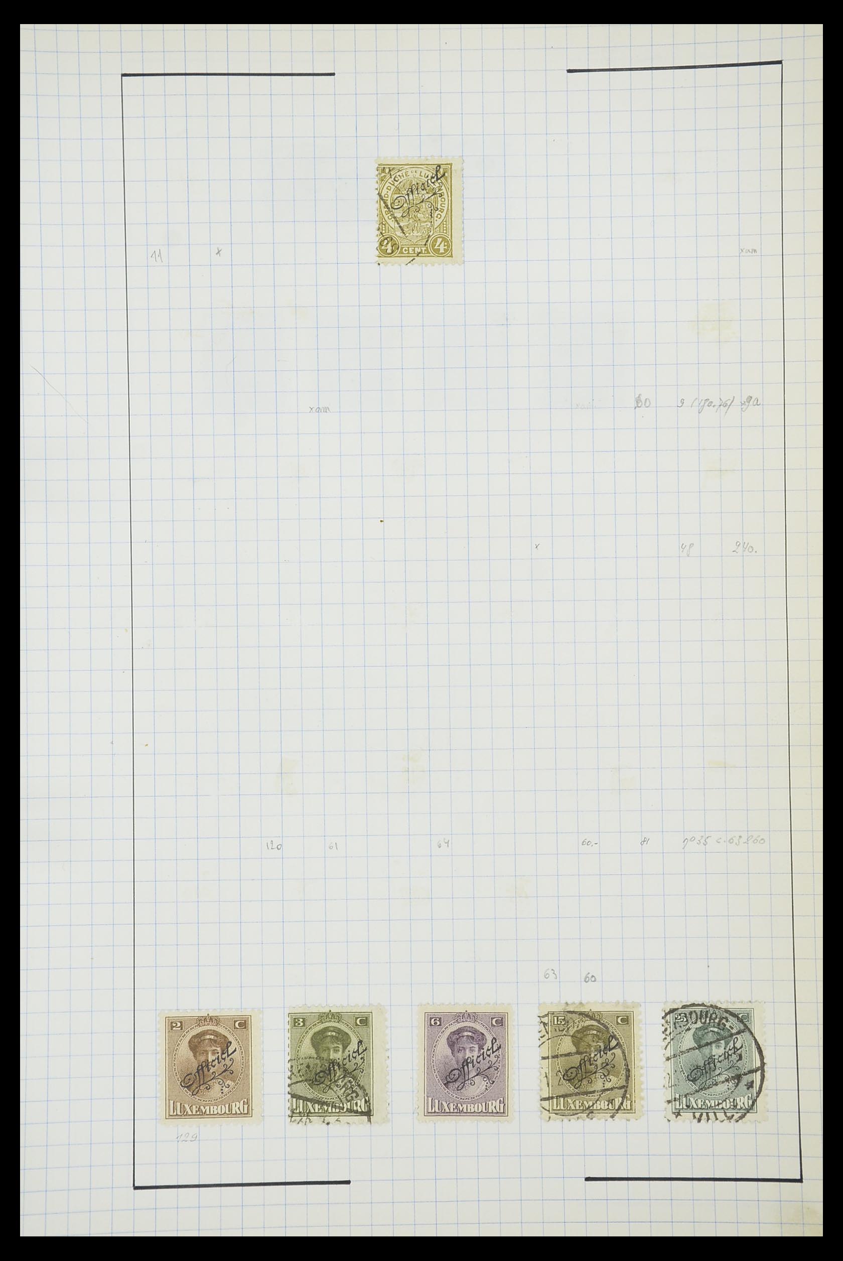 33817 165 - Stamp collection 33817 Luxembourg 1852-2019.