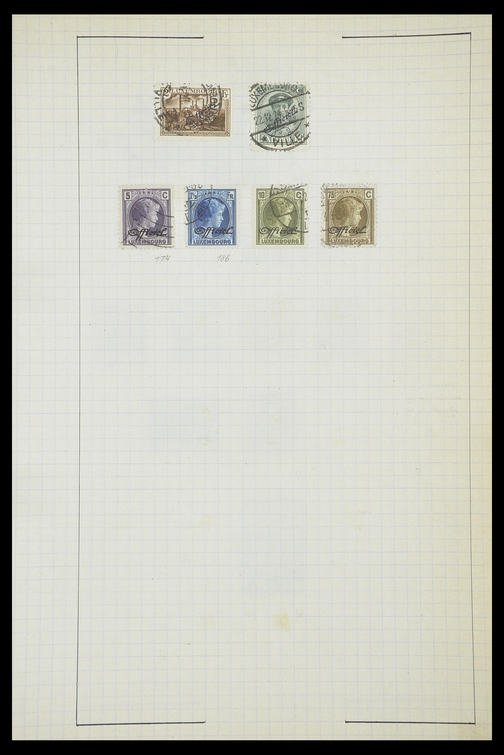 33817 166 - Stamp collection 33817 Luxembourg 1852-2019.