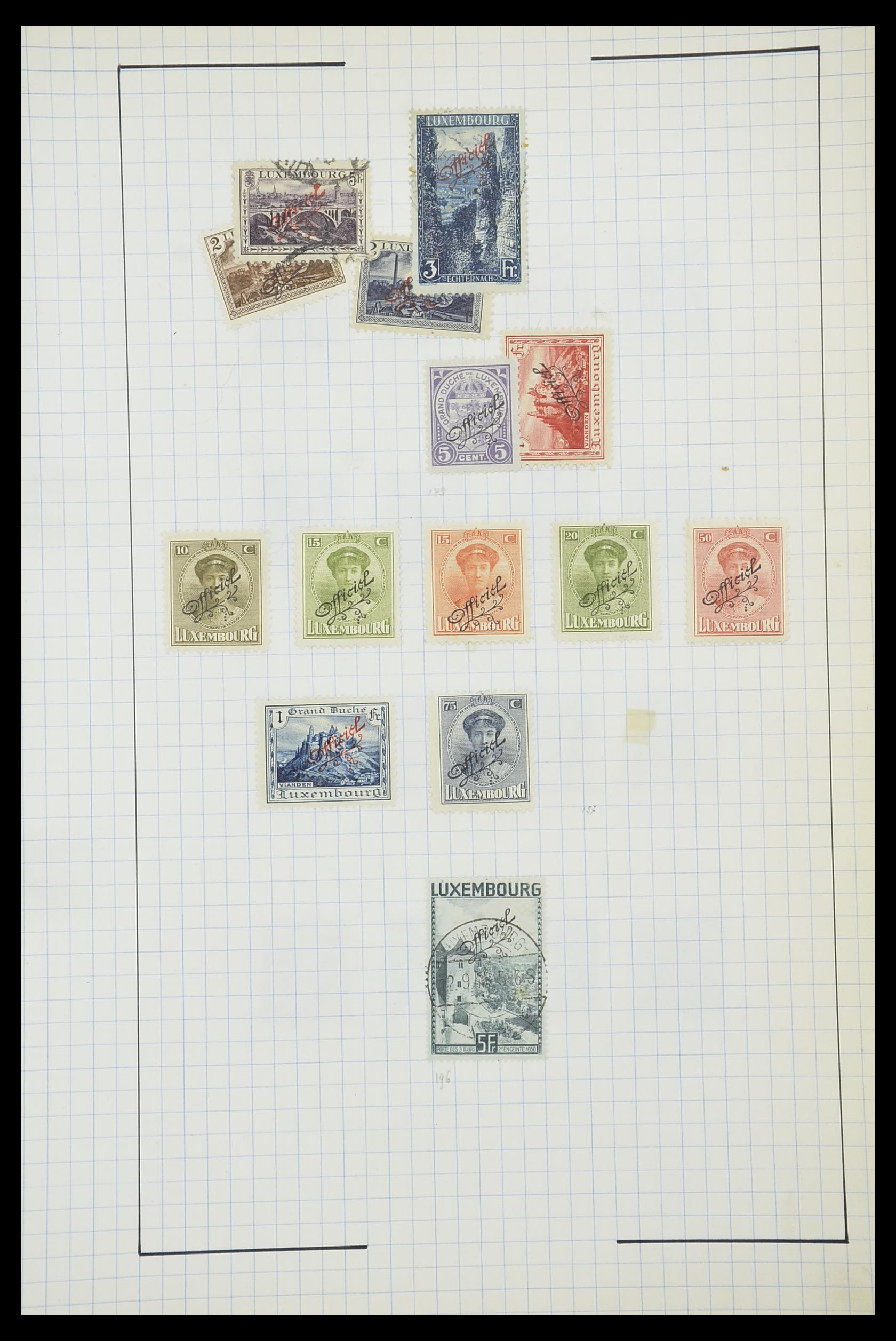33817 167 - Stamp collection 33817 Luxembourg 1852-2019.
