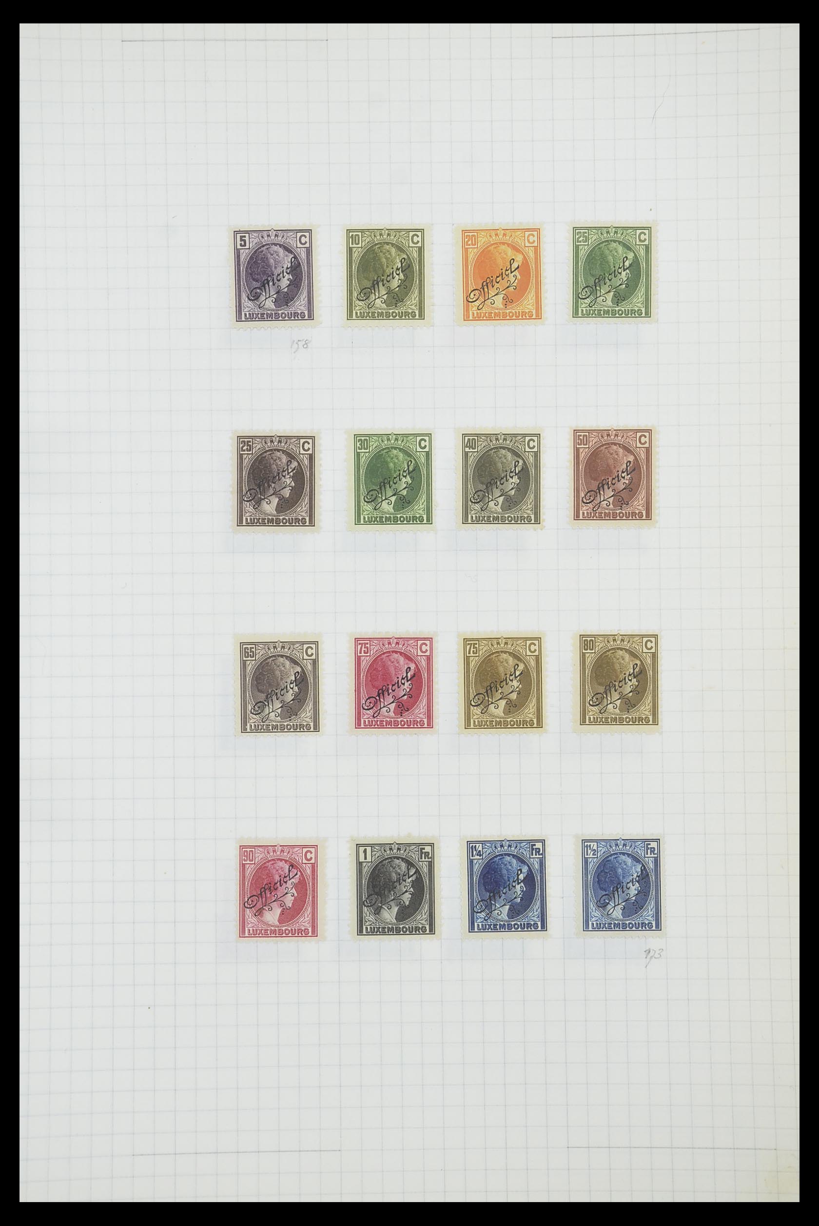 33817 168 - Stamp collection 33817 Luxembourg 1852-2019.