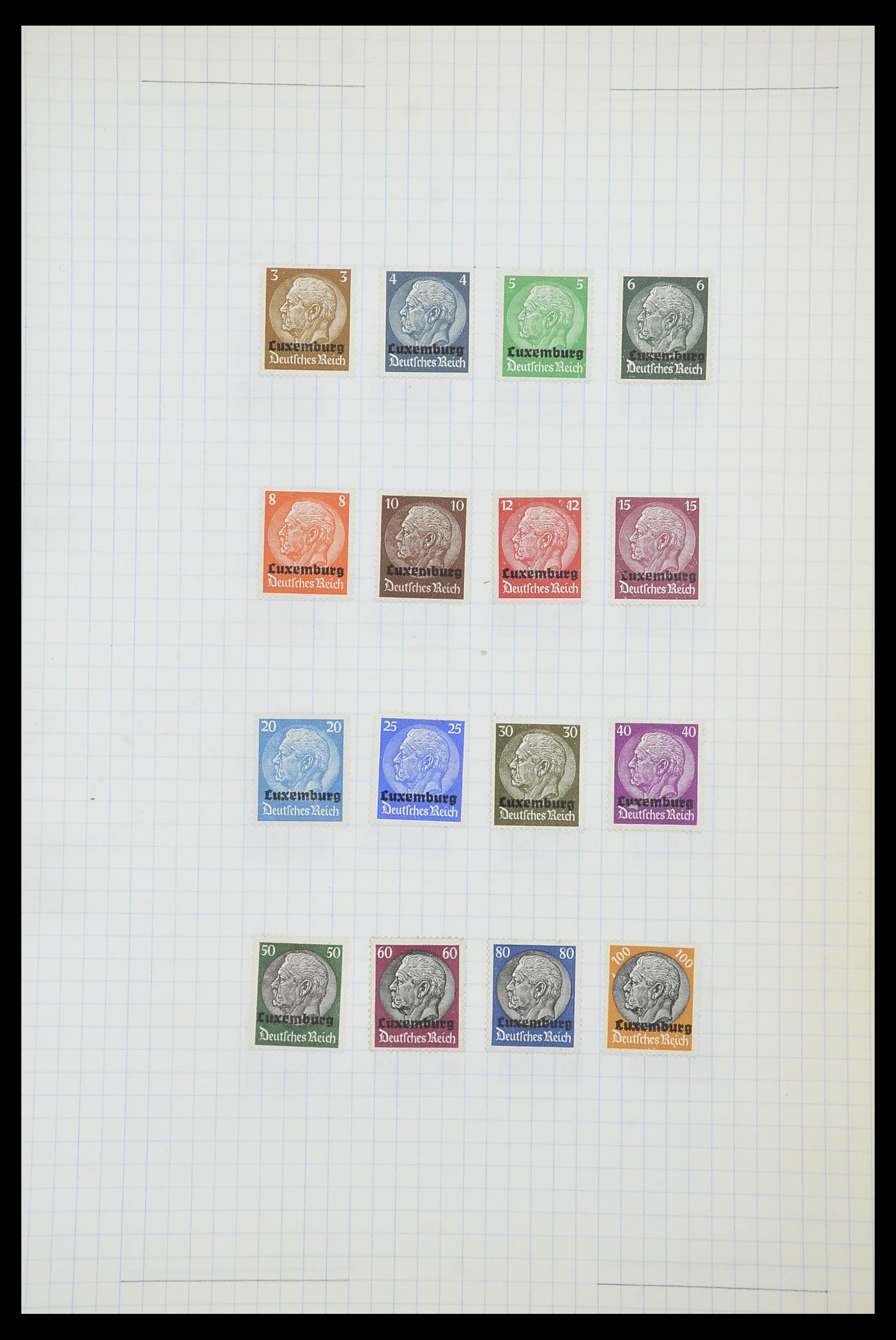 33817 174 - Stamp collection 33817 Luxembourg 1852-2019.