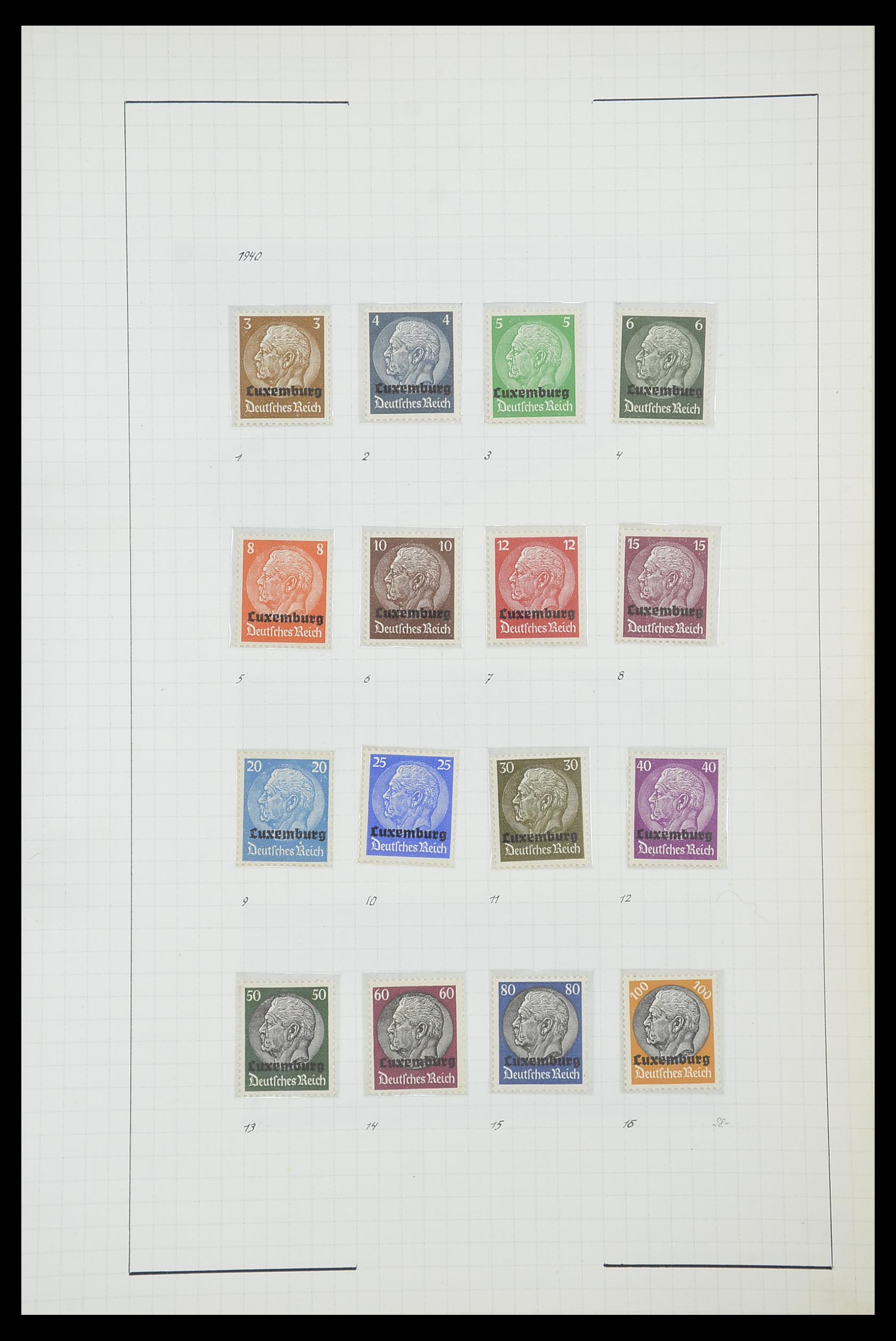 33817 175 - Stamp collection 33817 Luxembourg 1852-2019.