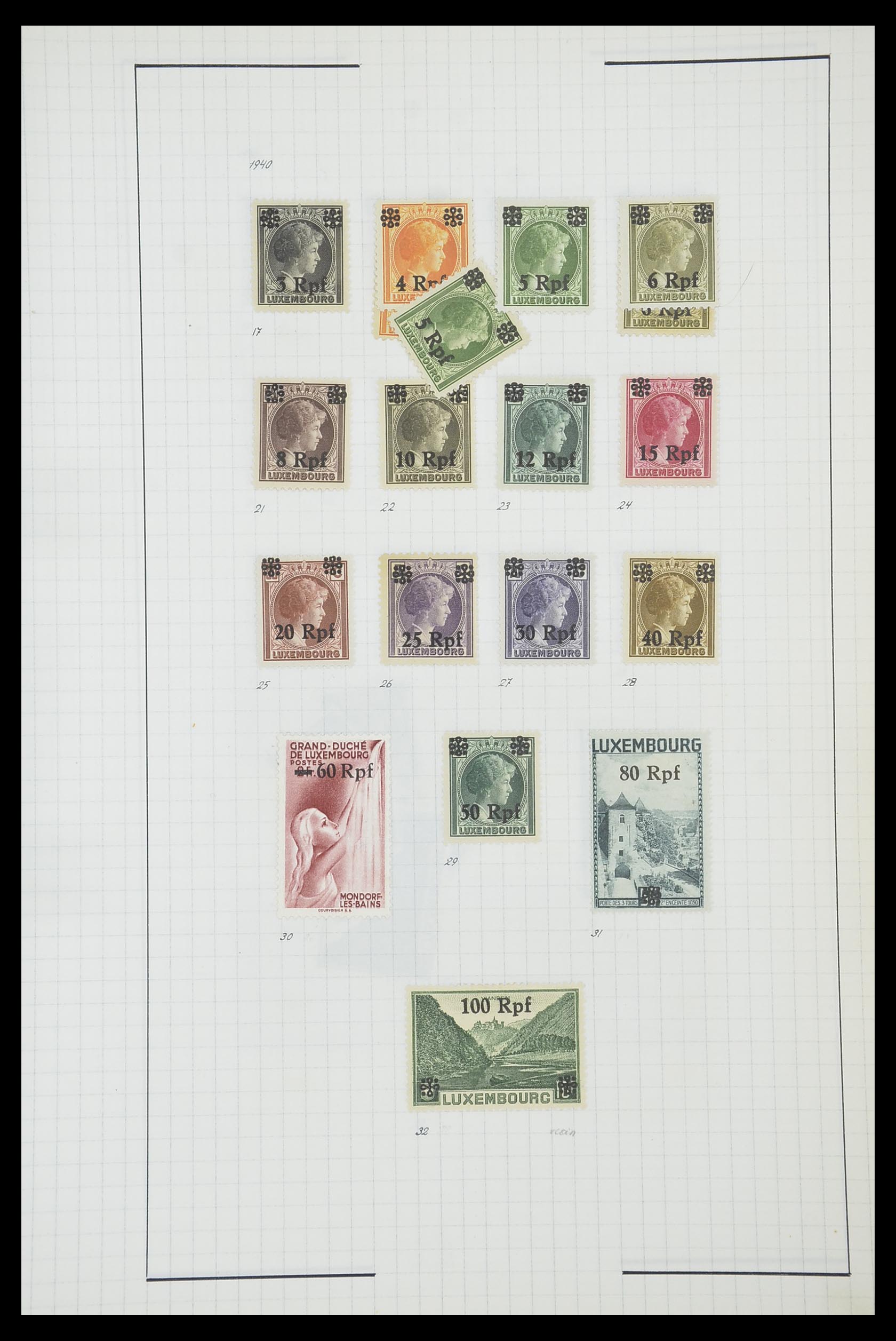 33817 177 - Stamp collection 33817 Luxembourg 1852-2019.