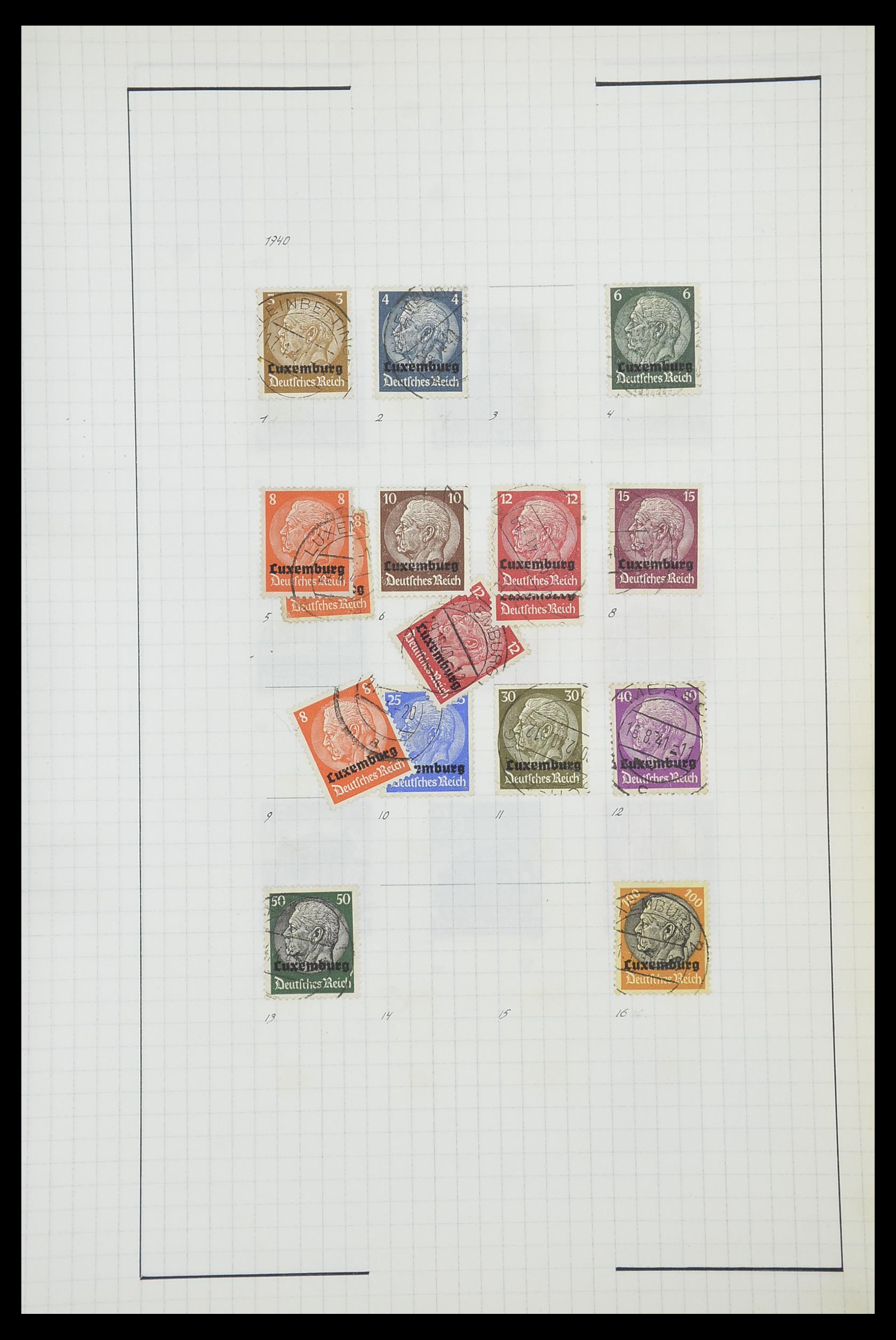 33817 180 - Stamp collection 33817 Luxembourg 1852-2019.