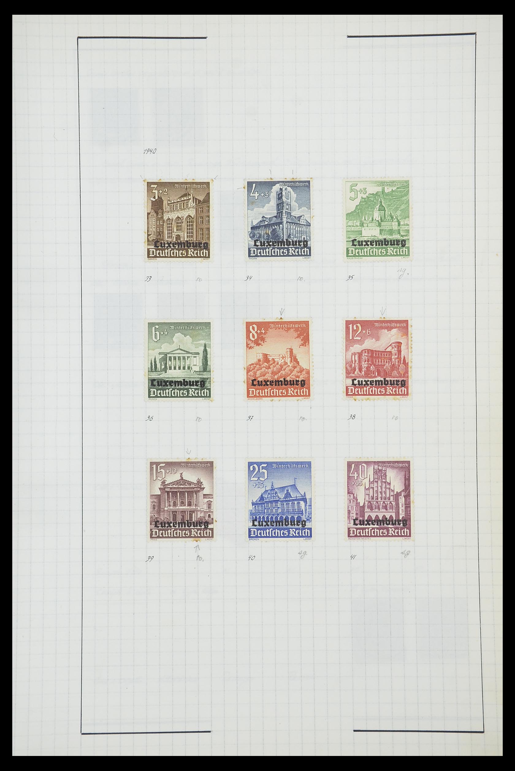 33817 181 - Stamp collection 33817 Luxembourg 1852-2019.