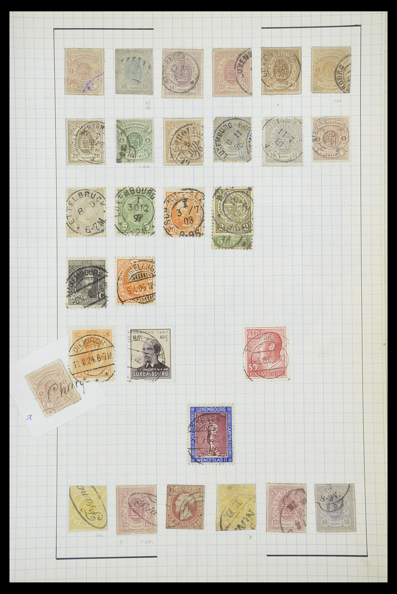 33817 183 - Stamp collection 33817 Luxembourg 1852-2019.
