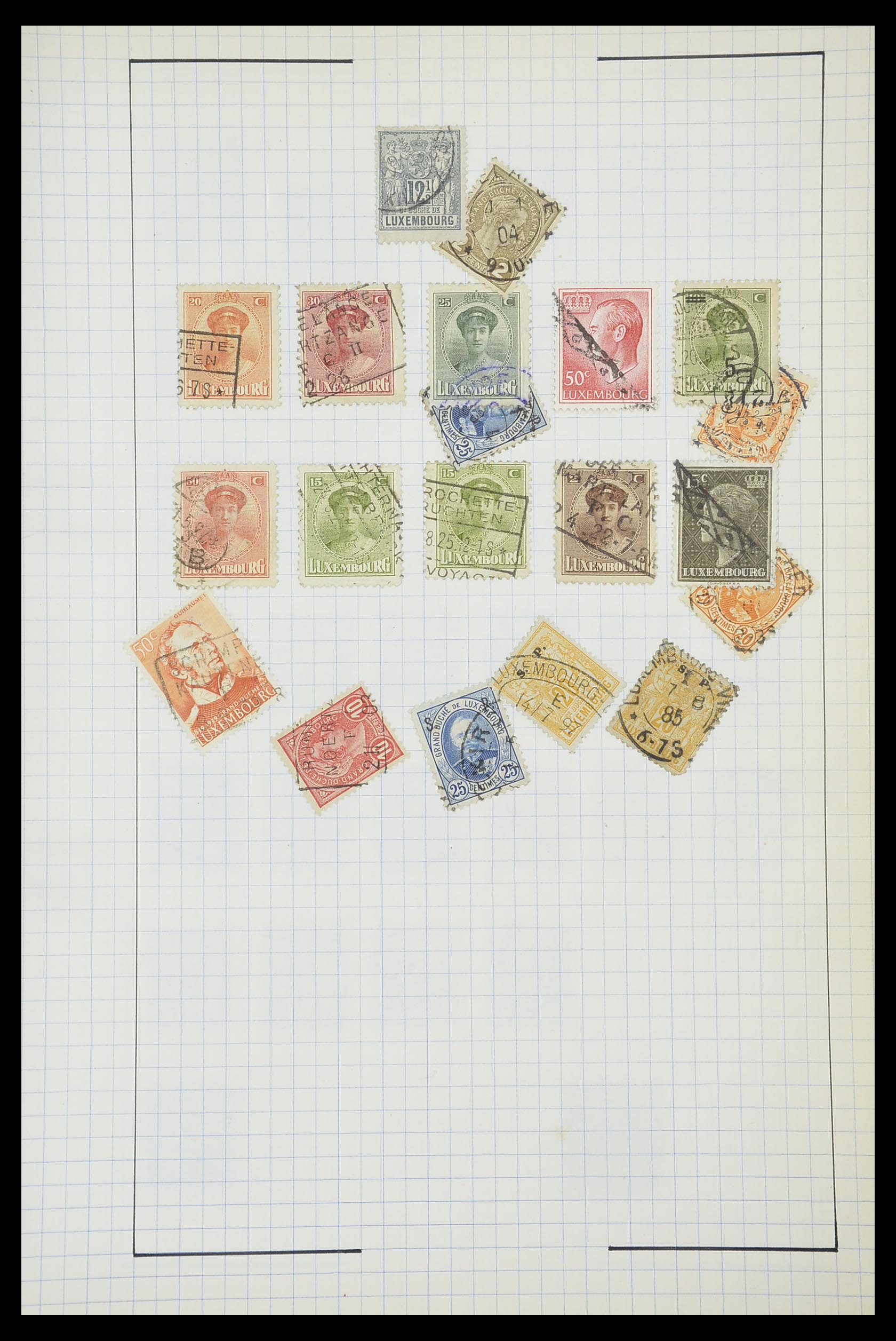 33817 184 - Stamp collection 33817 Luxembourg 1852-2019.