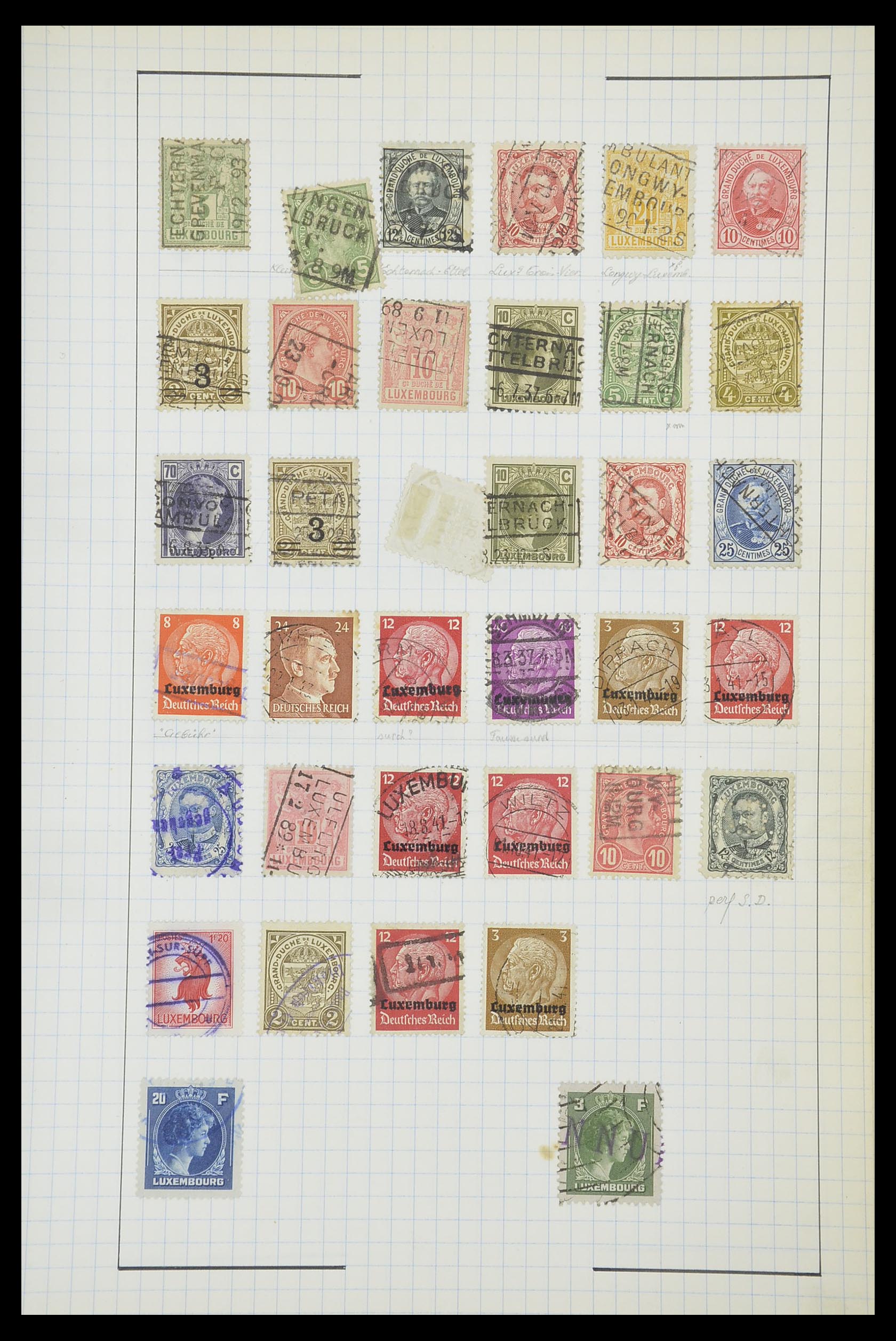 33817 185 - Stamp collection 33817 Luxembourg 1852-2019.