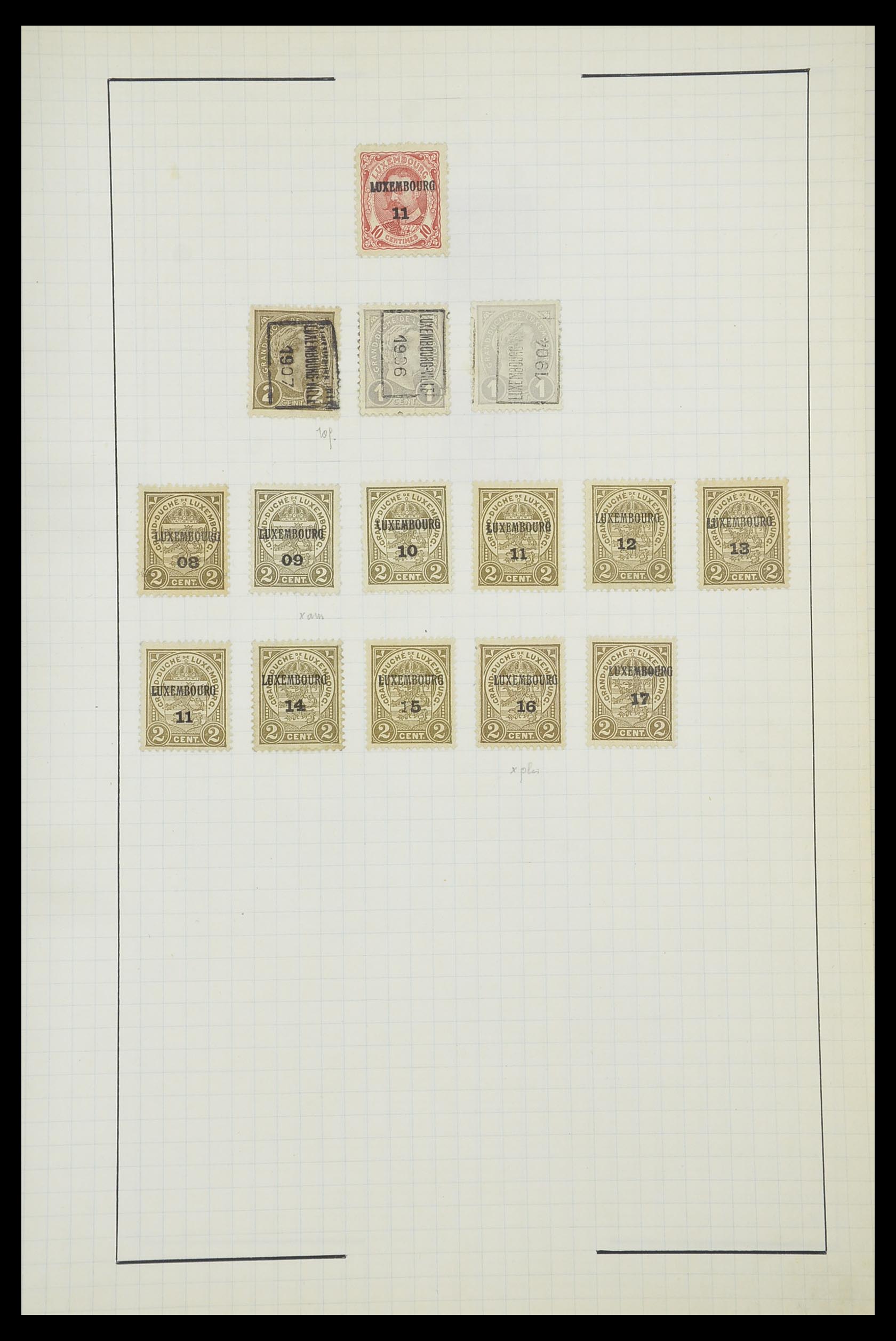 33817 186 - Postzegelverzameling 33817 Luxemburg 1852-2019.