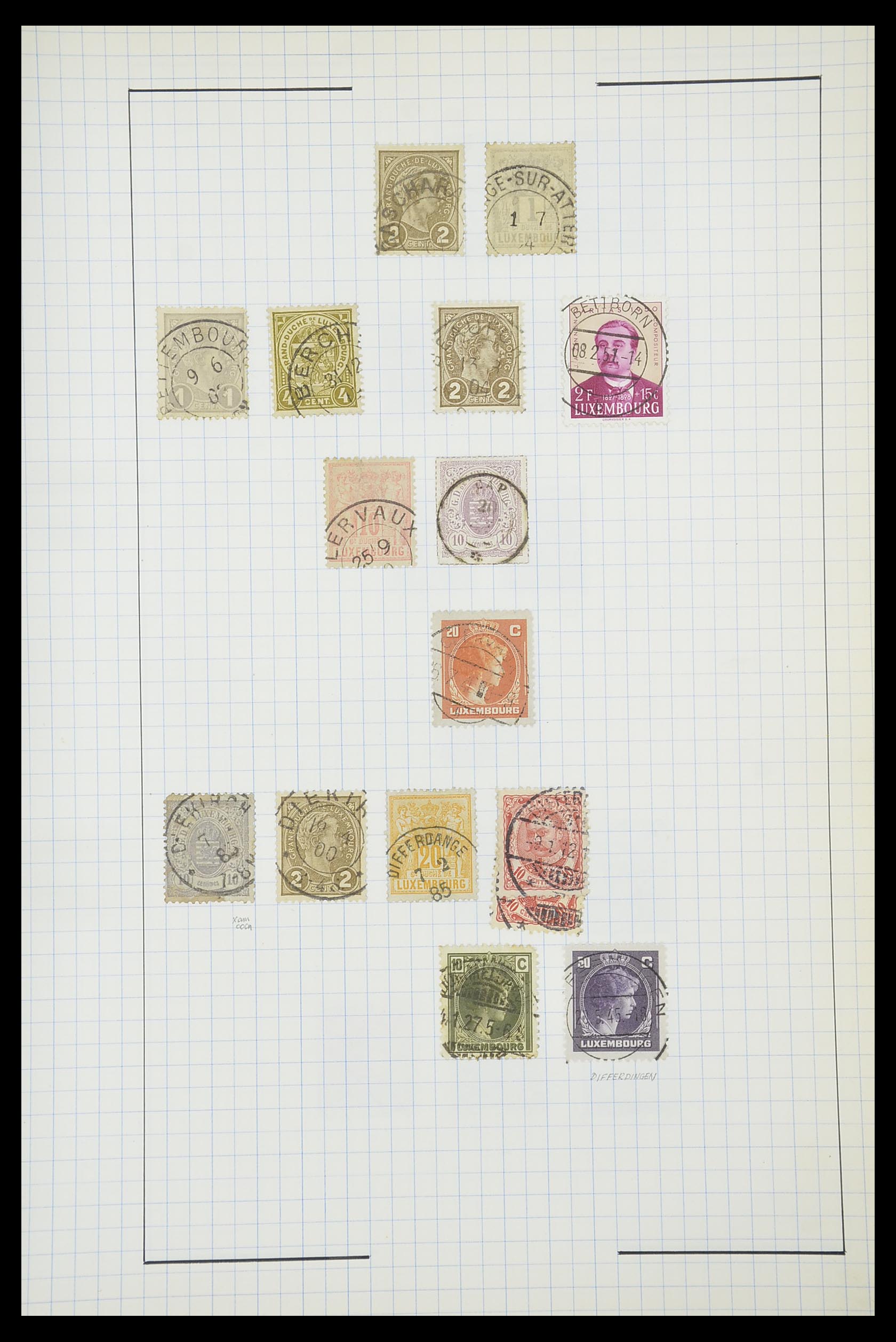 33817 188 - Postzegelverzameling 33817 Luxemburg 1852-2019.