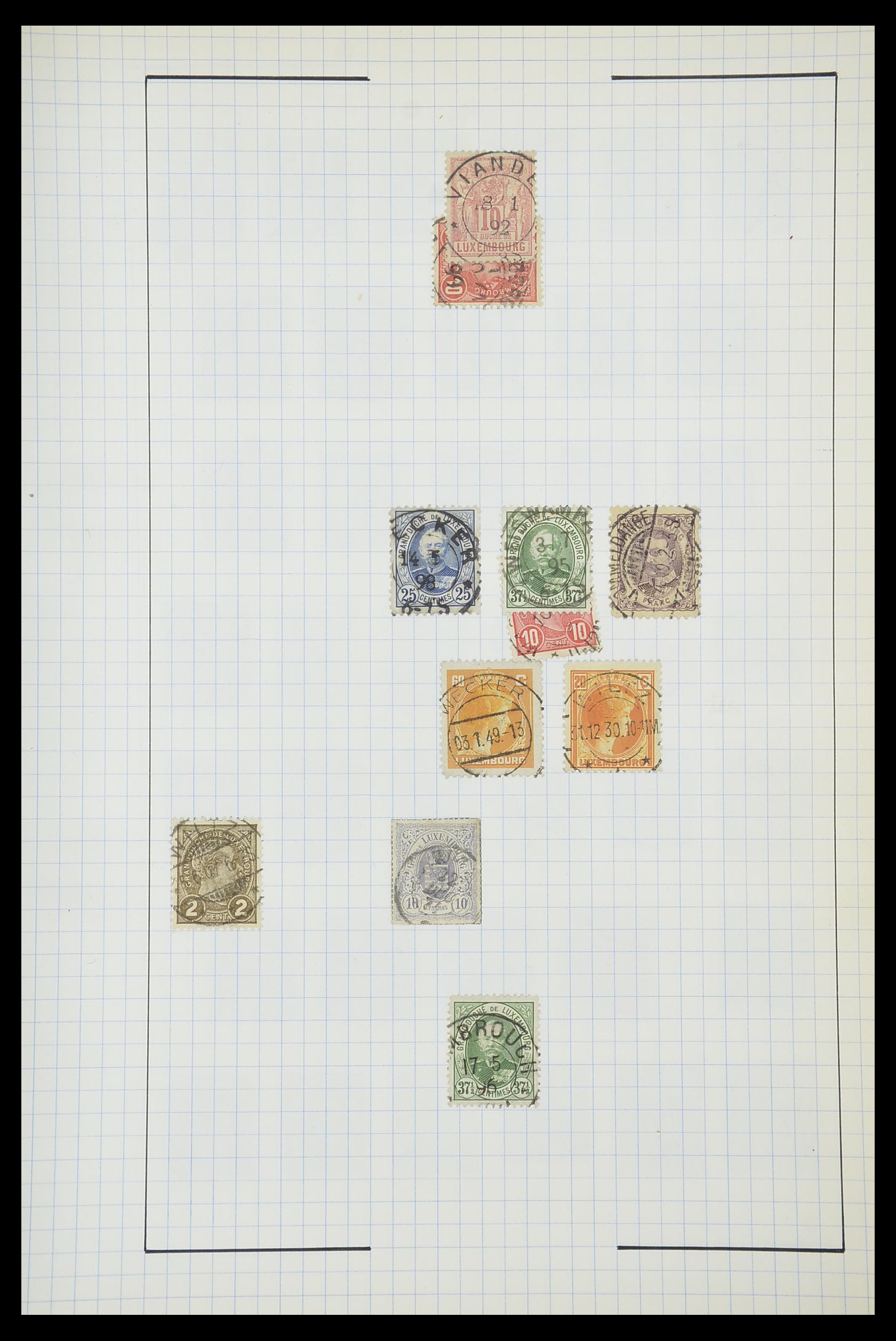 33817 192 - Postzegelverzameling 33817 Luxemburg 1852-2019.