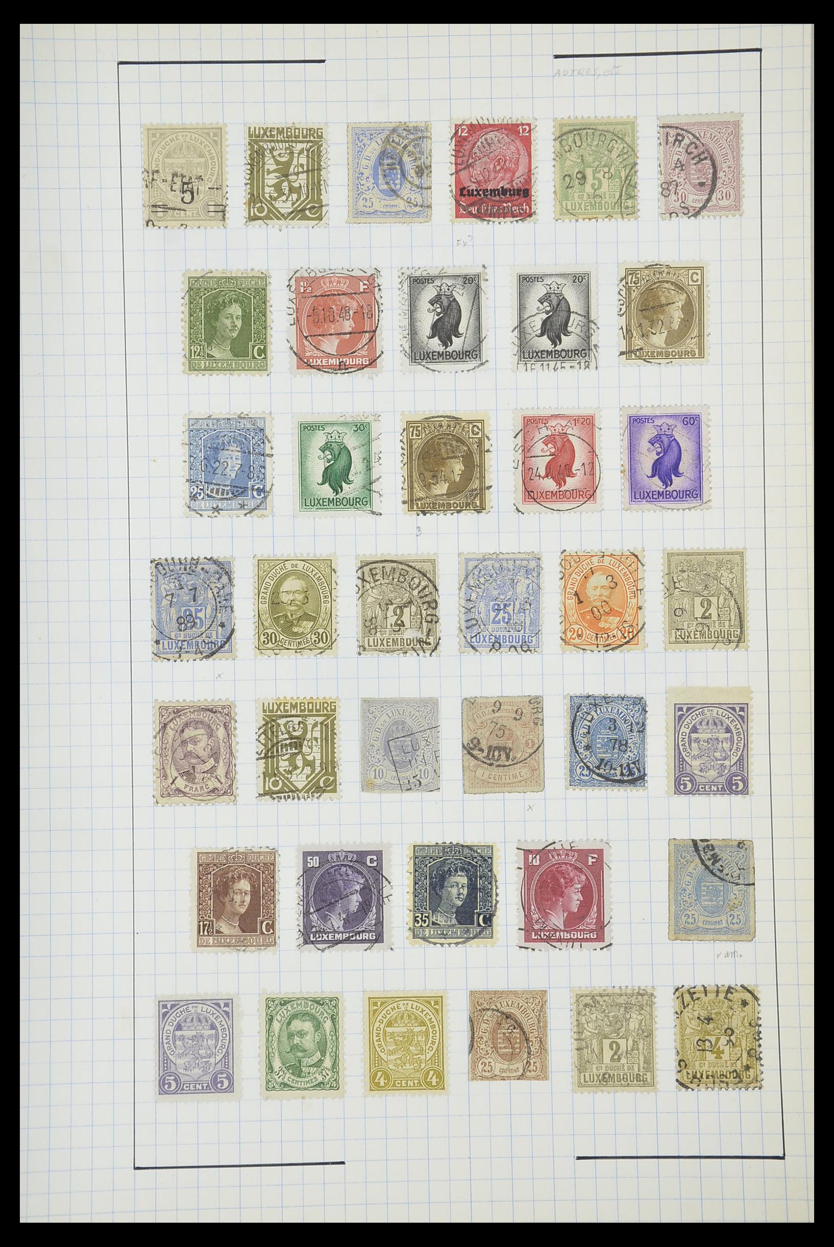 33817 193 - Postzegelverzameling 33817 Luxemburg 1852-2019.