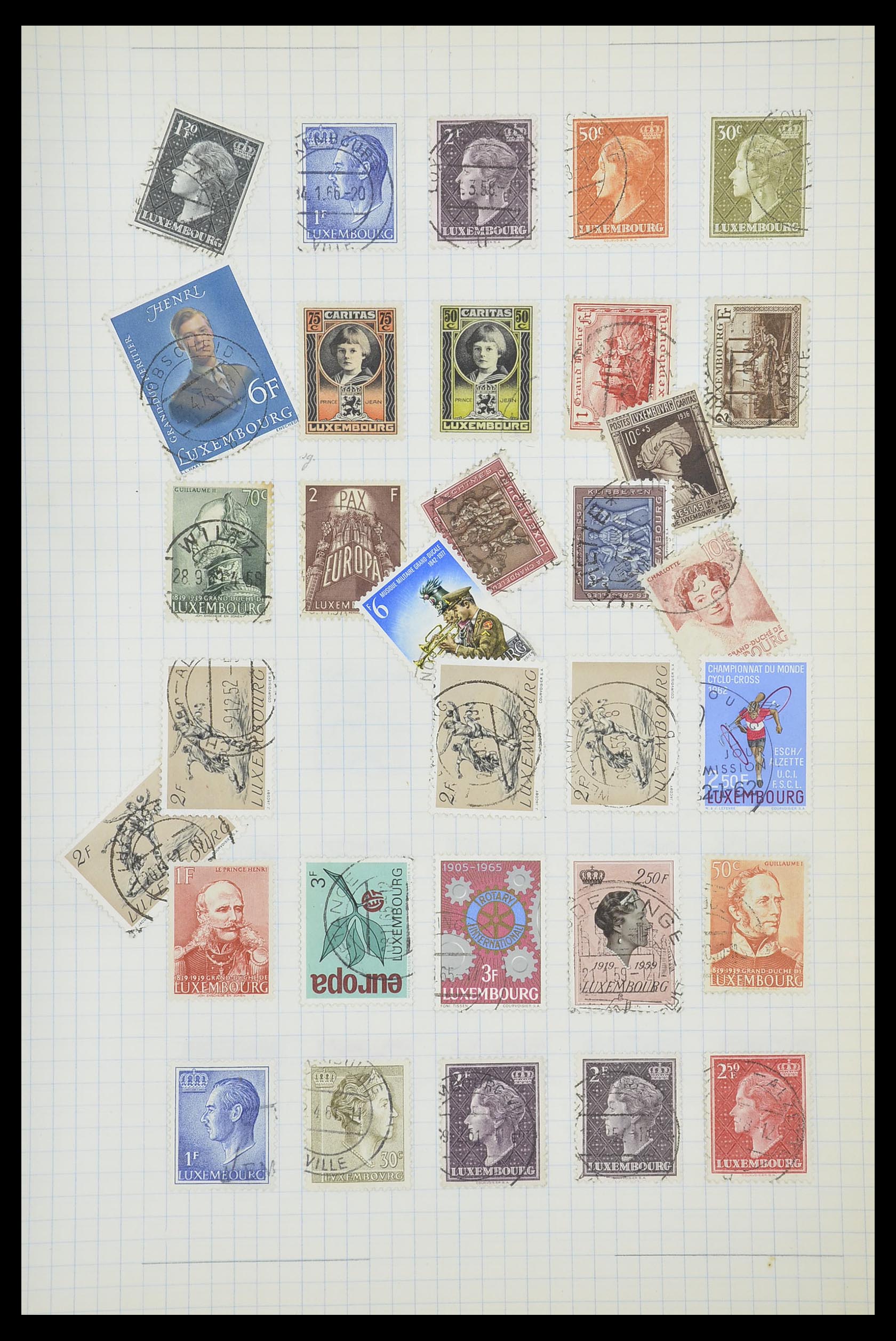 33817 199 - Stamp collection 33817 Luxembourg 1852-2019.