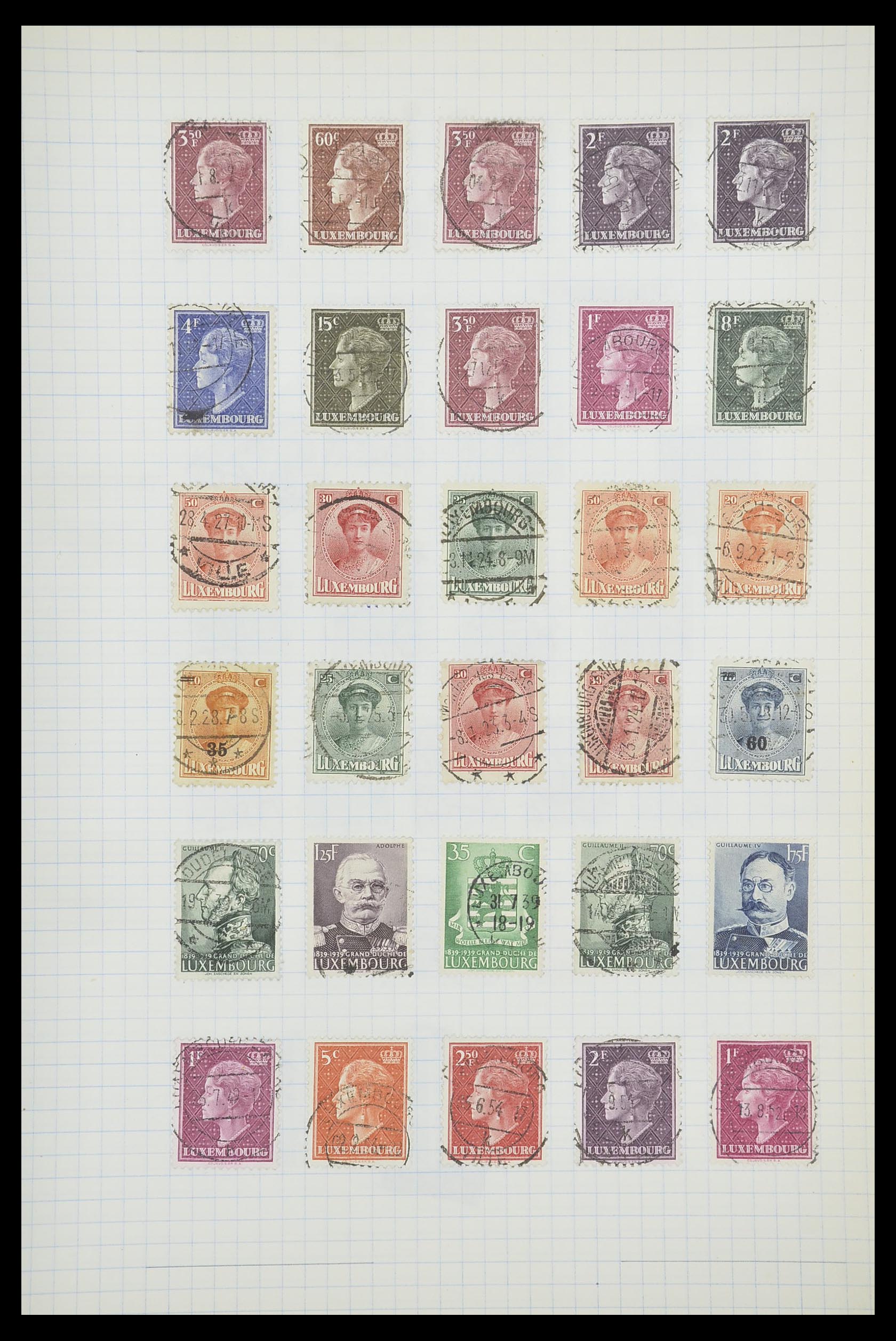 33817 200 - Postzegelverzameling 33817 Luxemburg 1852-2019.