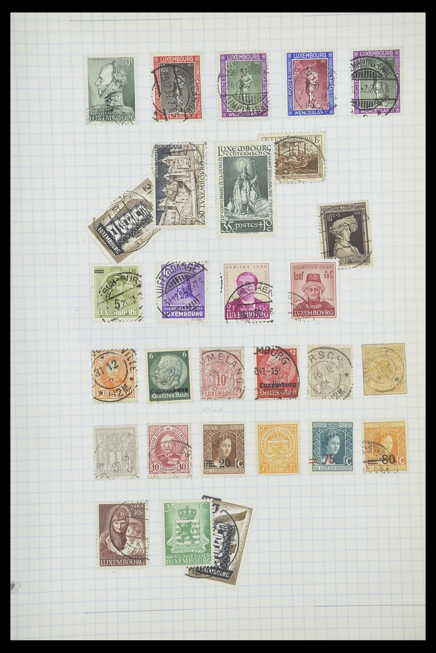33817 201 - Stamp collection 33817 Luxembourg 1852-2019.