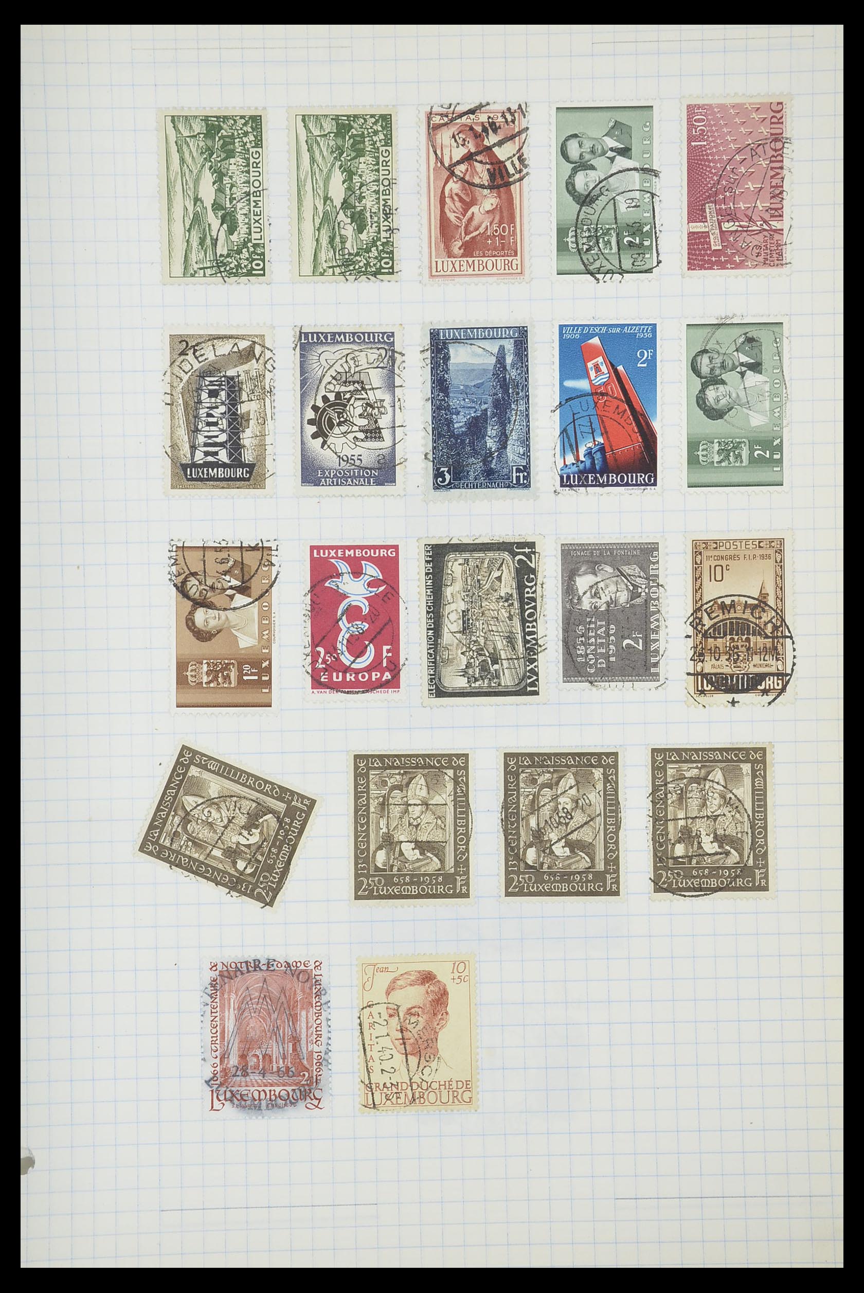 33817 206 - Stamp collection 33817 Luxembourg 1852-2019.