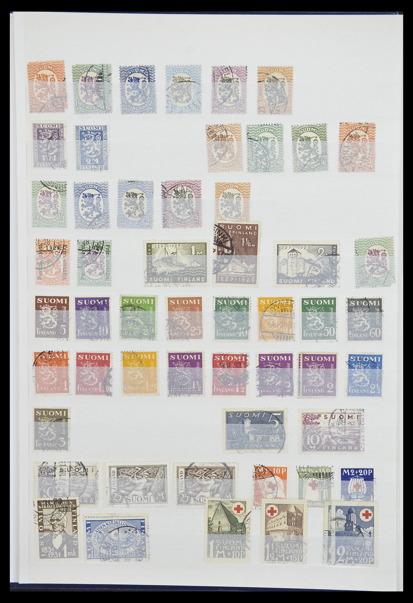33818 004 - Postzegelverzameling 33818 Finland 1875-2014.