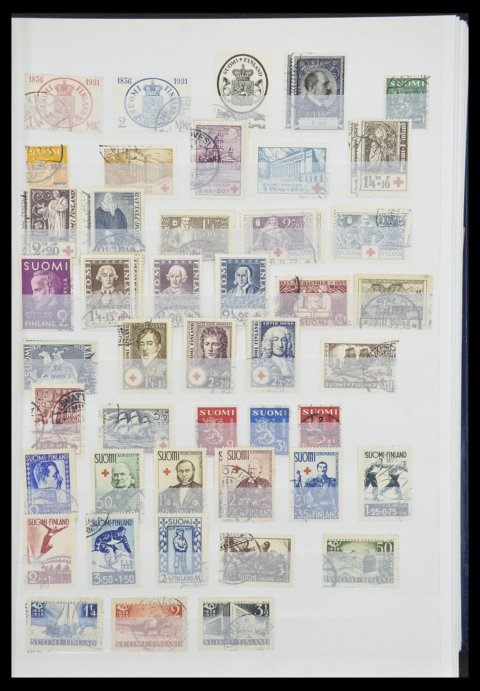 33818 005 - Postzegelverzameling 33818 Finland 1875-2014.