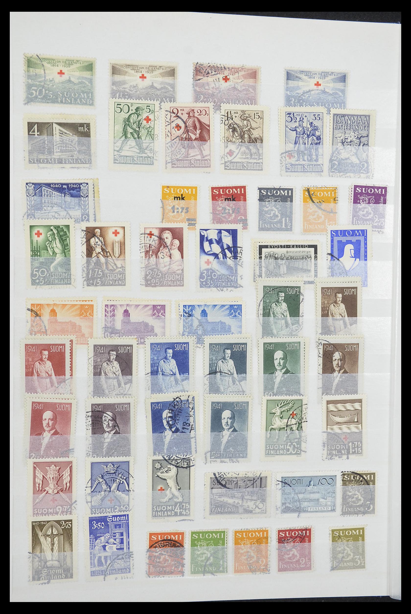 33818 006 - Postzegelverzameling 33818 Finland 1875-2014.