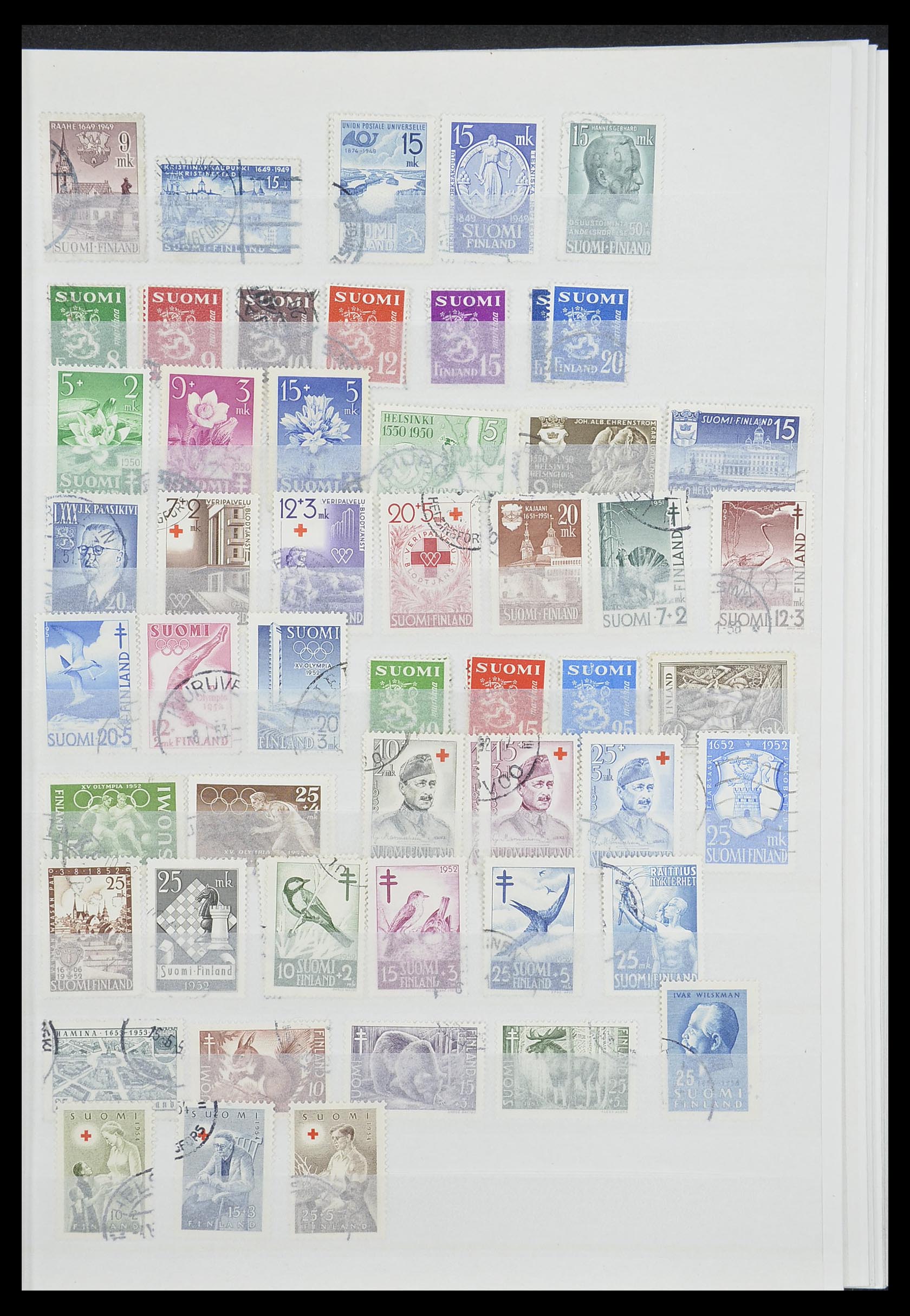 33818 009 - Postzegelverzameling 33818 Finland 1875-2014.