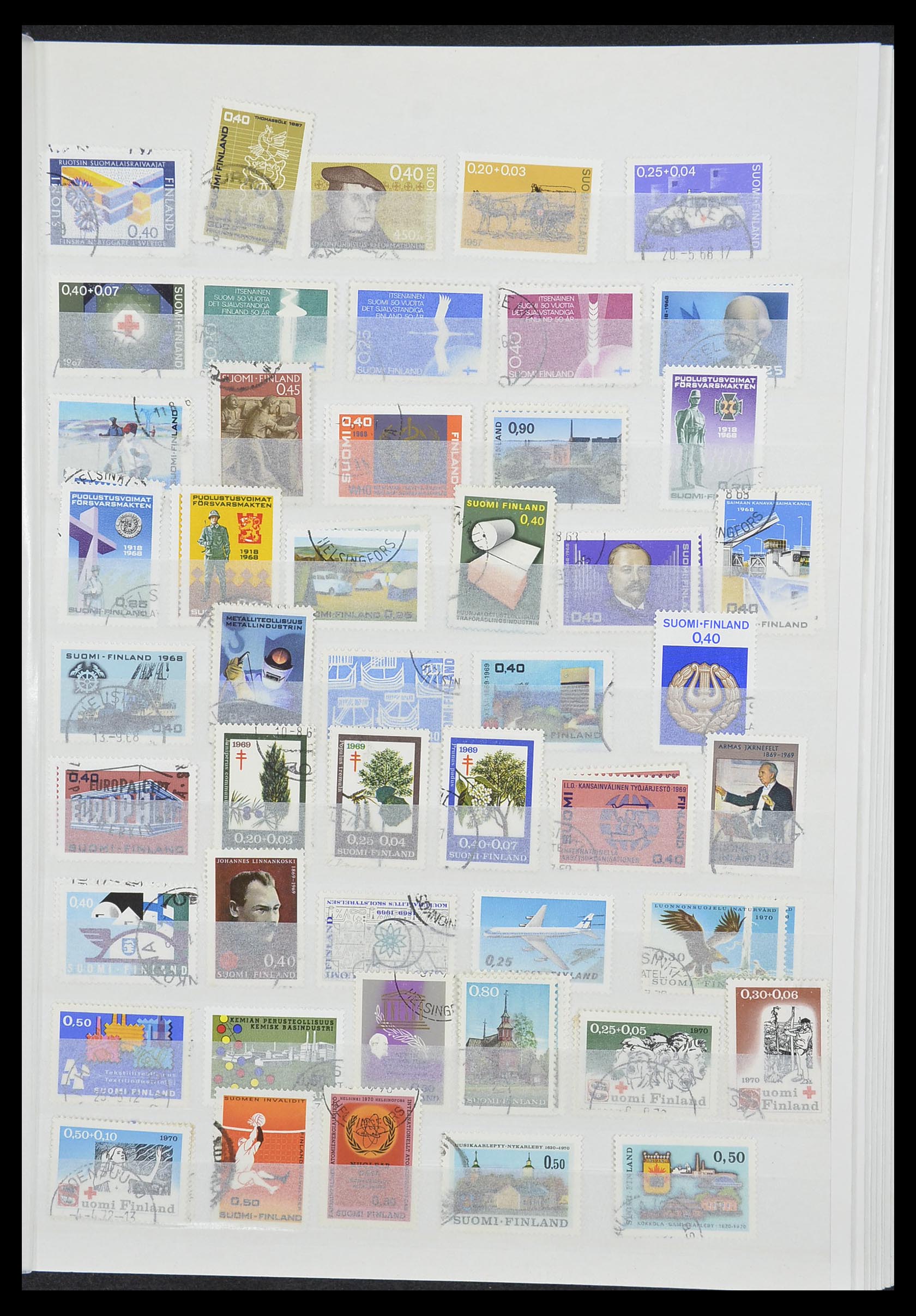 33818 015 - Postzegelverzameling 33818 Finland 1875-2014.