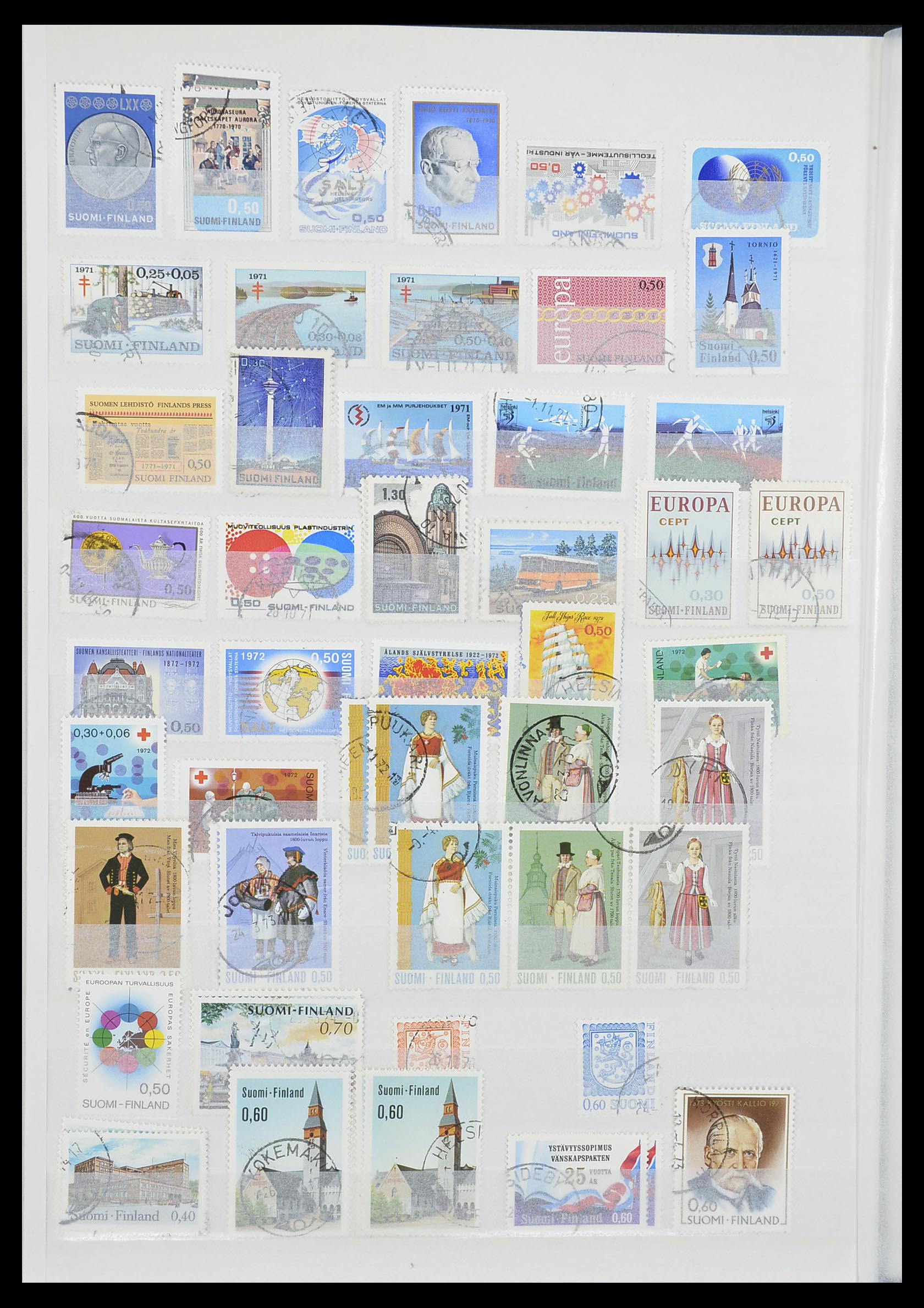 33818 016 - Postzegelverzameling 33818 Finland 1875-2014.