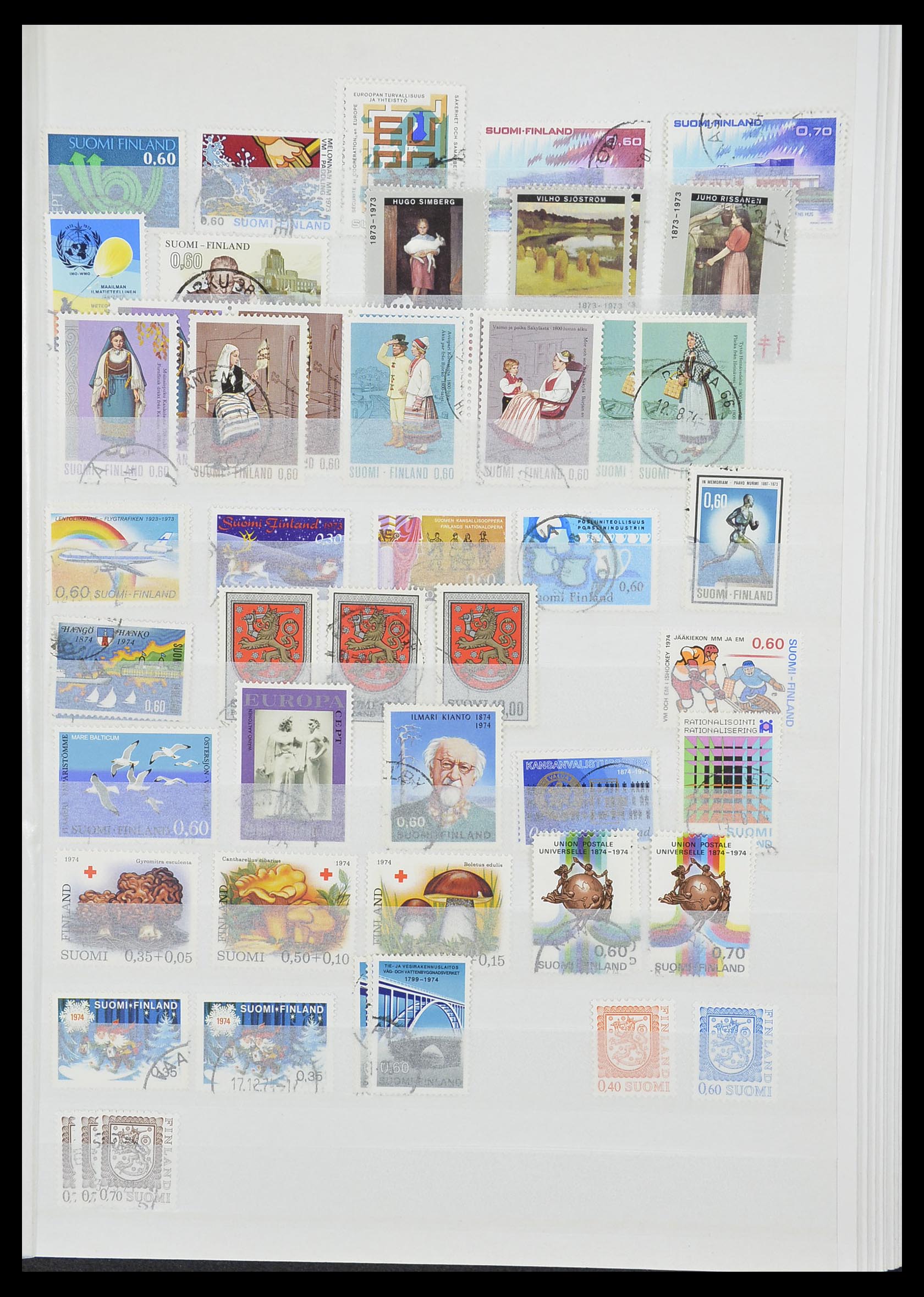 33818 017 - Postzegelverzameling 33818 Finland 1875-2014.
