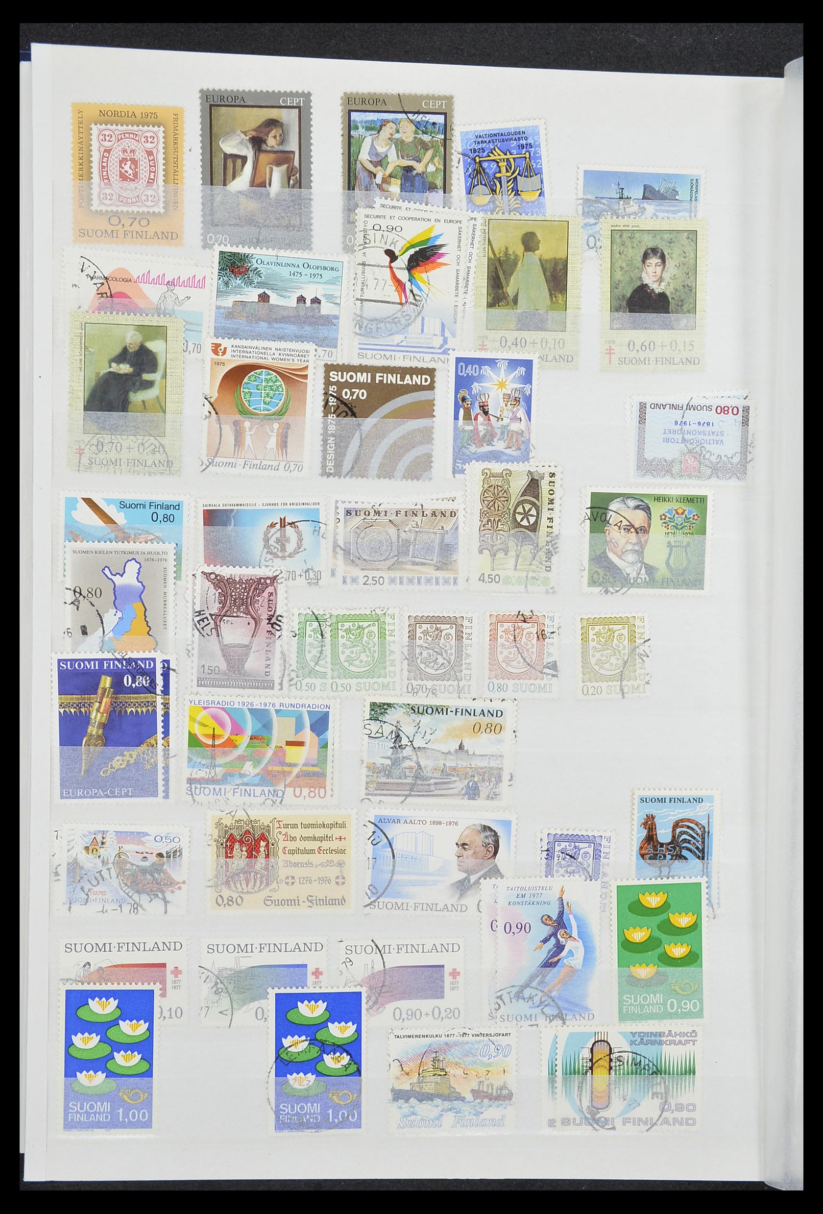 33818 018 - Postzegelverzameling 33818 Finland 1875-2014.