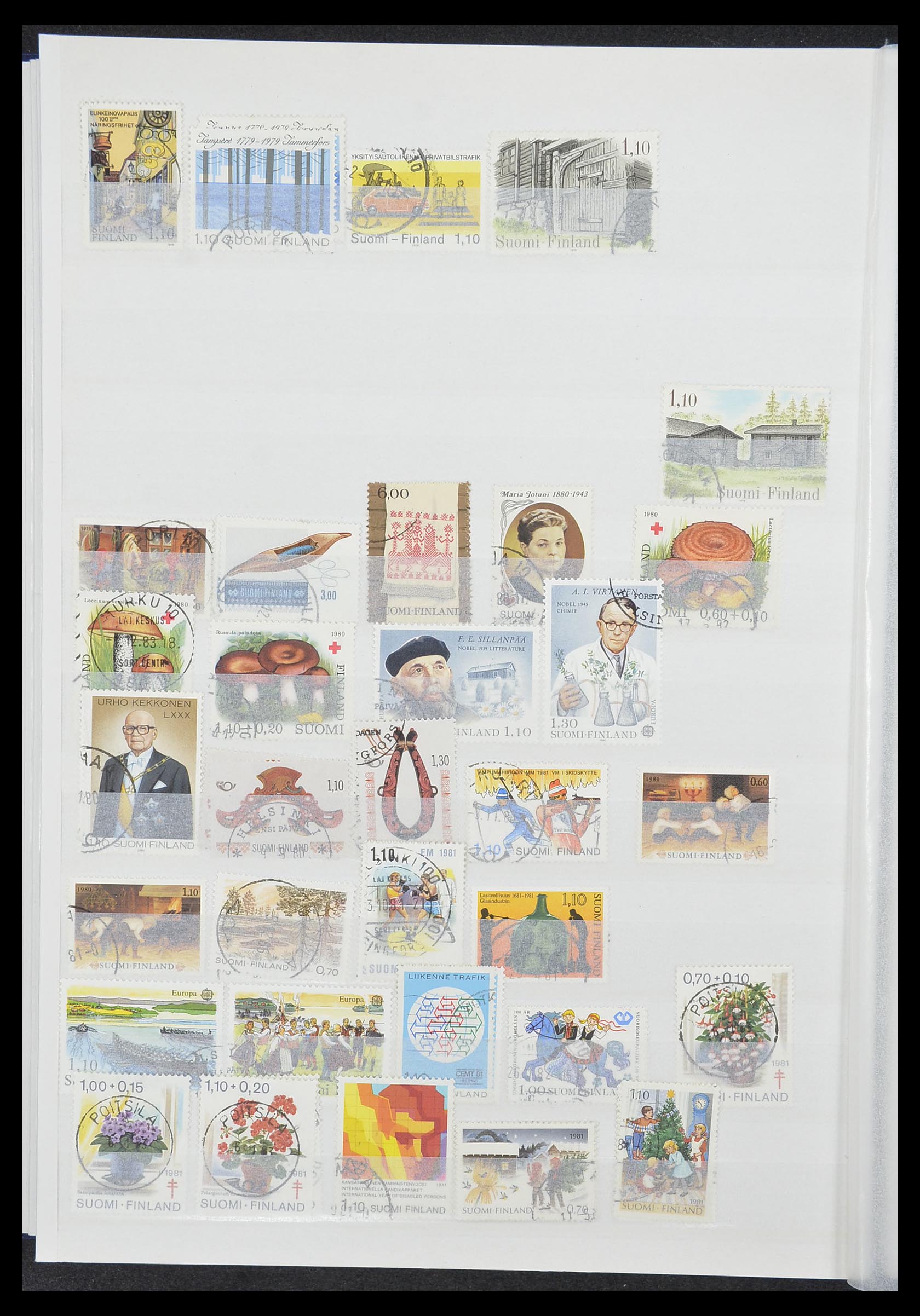 33818 020 - Postzegelverzameling 33818 Finland 1875-2014.