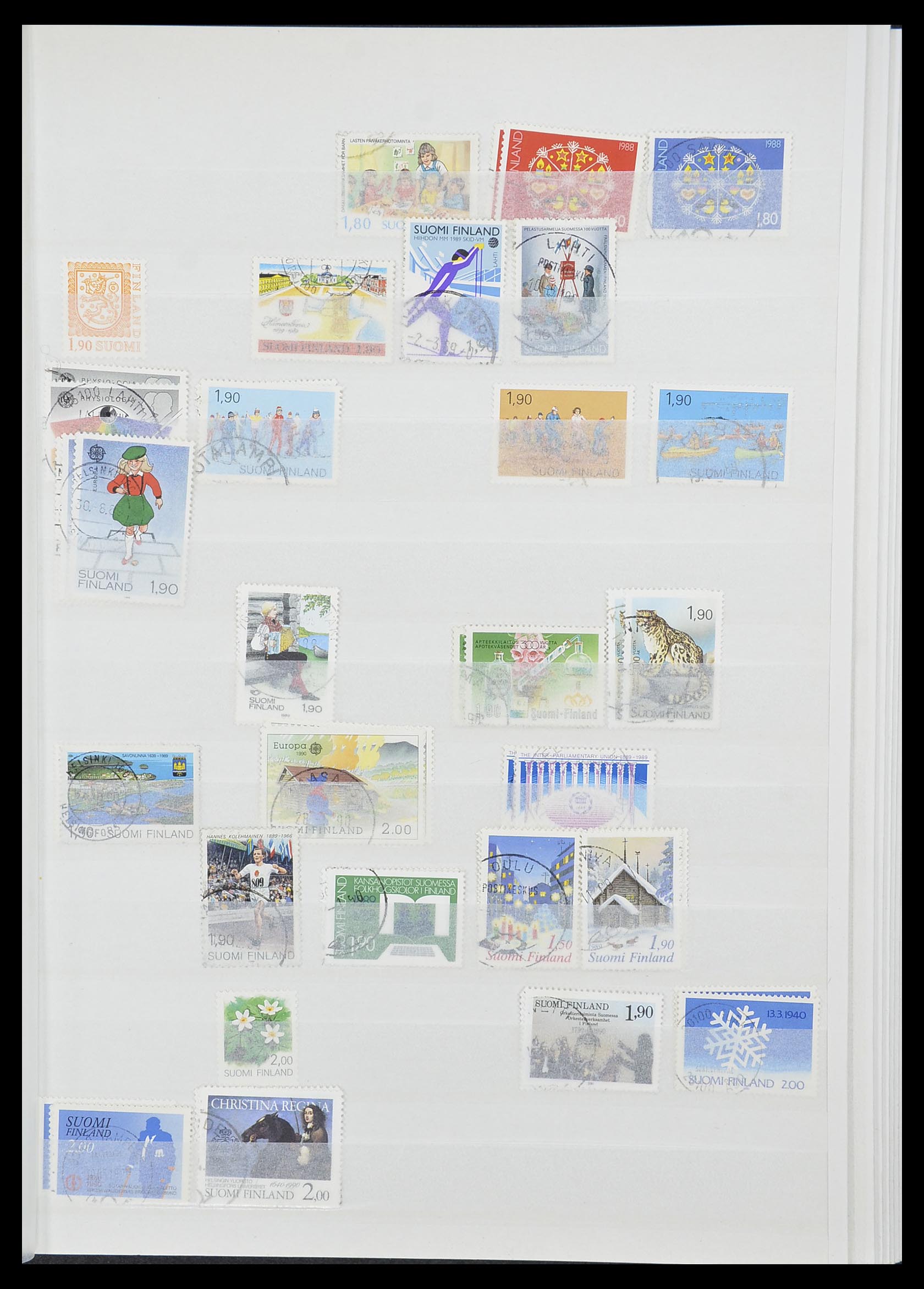 33818 025 - Postzegelverzameling 33818 Finland 1875-2014.