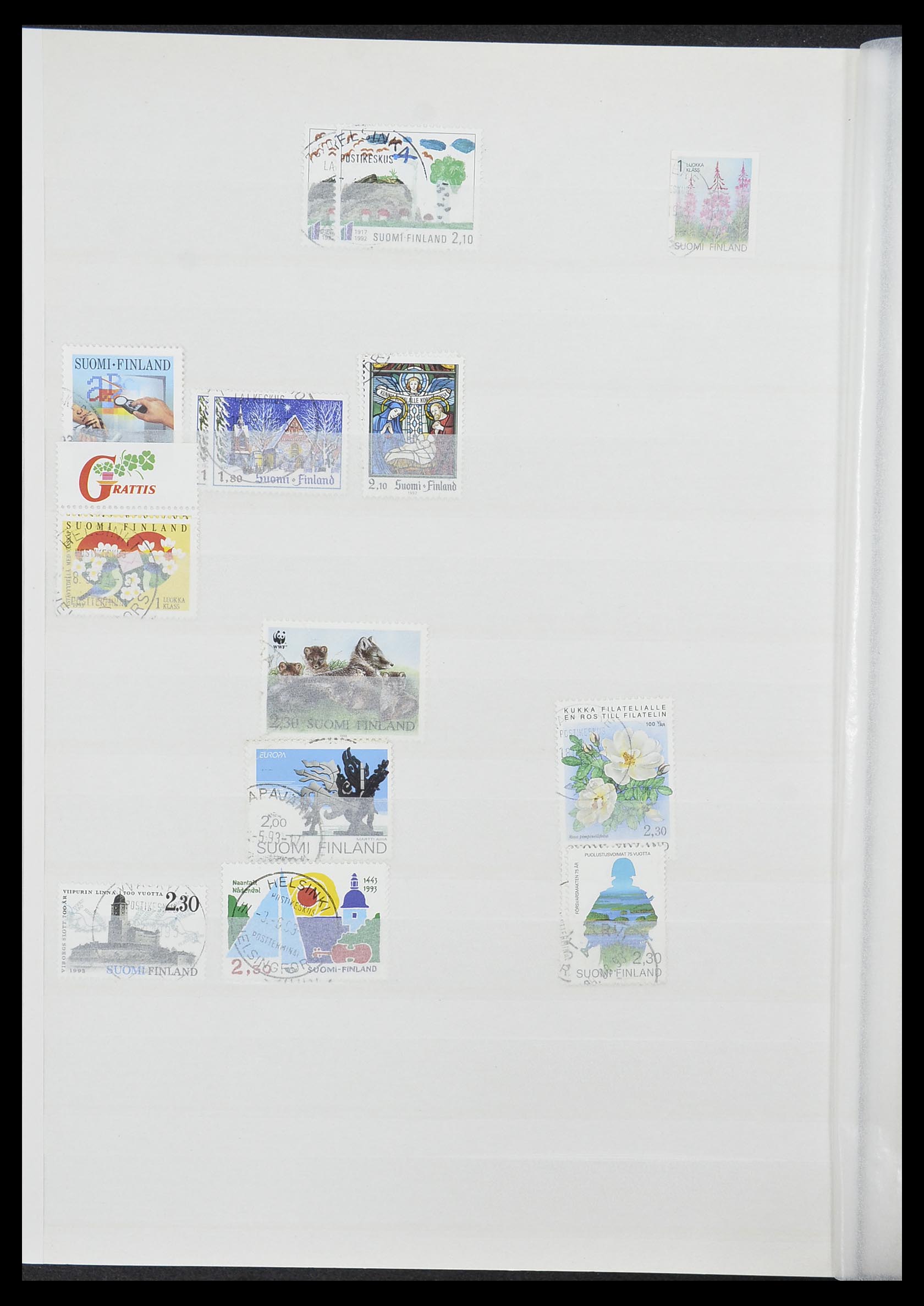 33818 028 - Postzegelverzameling 33818 Finland 1875-2014.