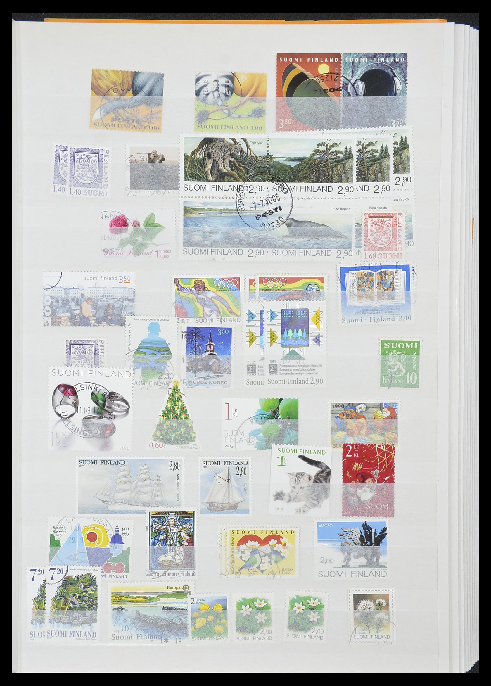 33818 033 - Postzegelverzameling 33818 Finland 1875-2014.