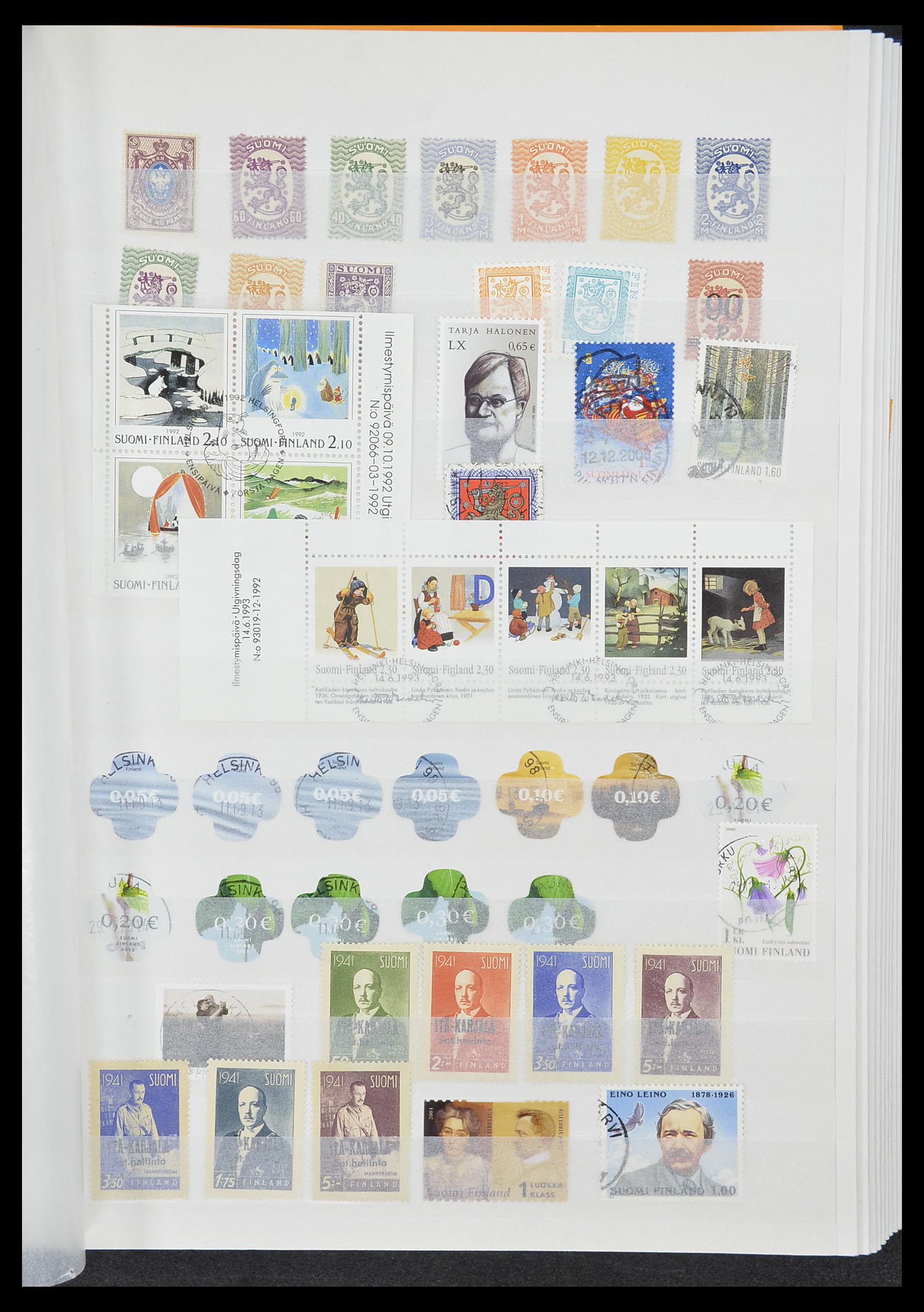 33818 035 - Postzegelverzameling 33818 Finland 1875-2014.