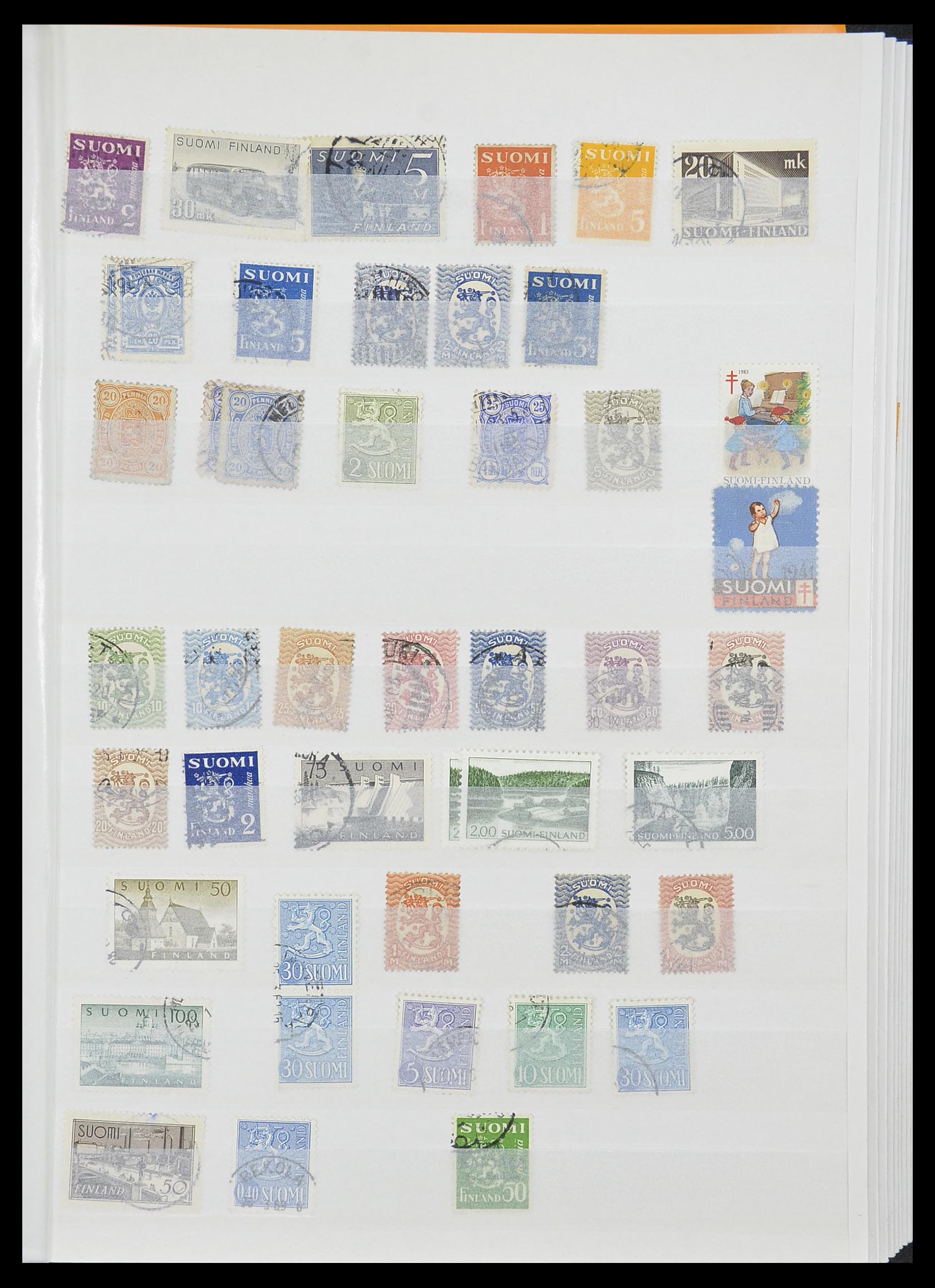 33818 036 - Postzegelverzameling 33818 Finland 1875-2014.