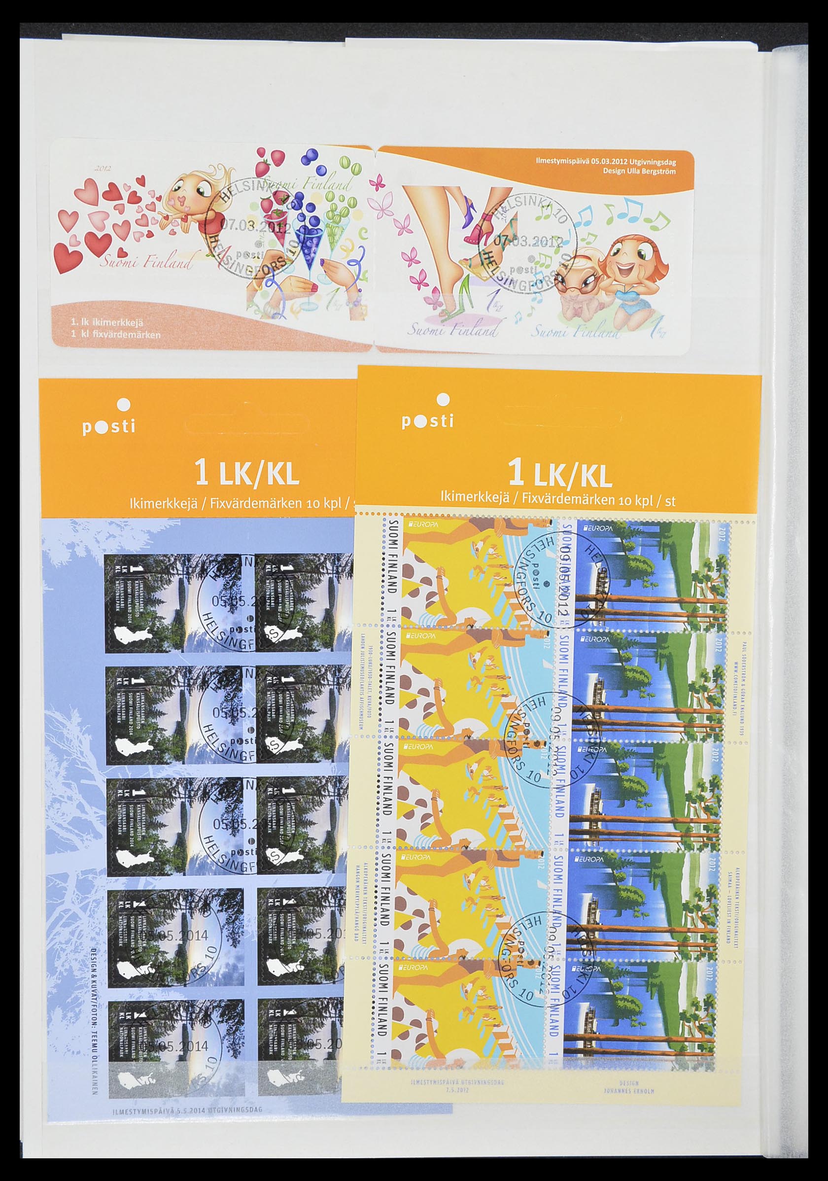 33818 040 - Postzegelverzameling 33818 Finland 1875-2014.