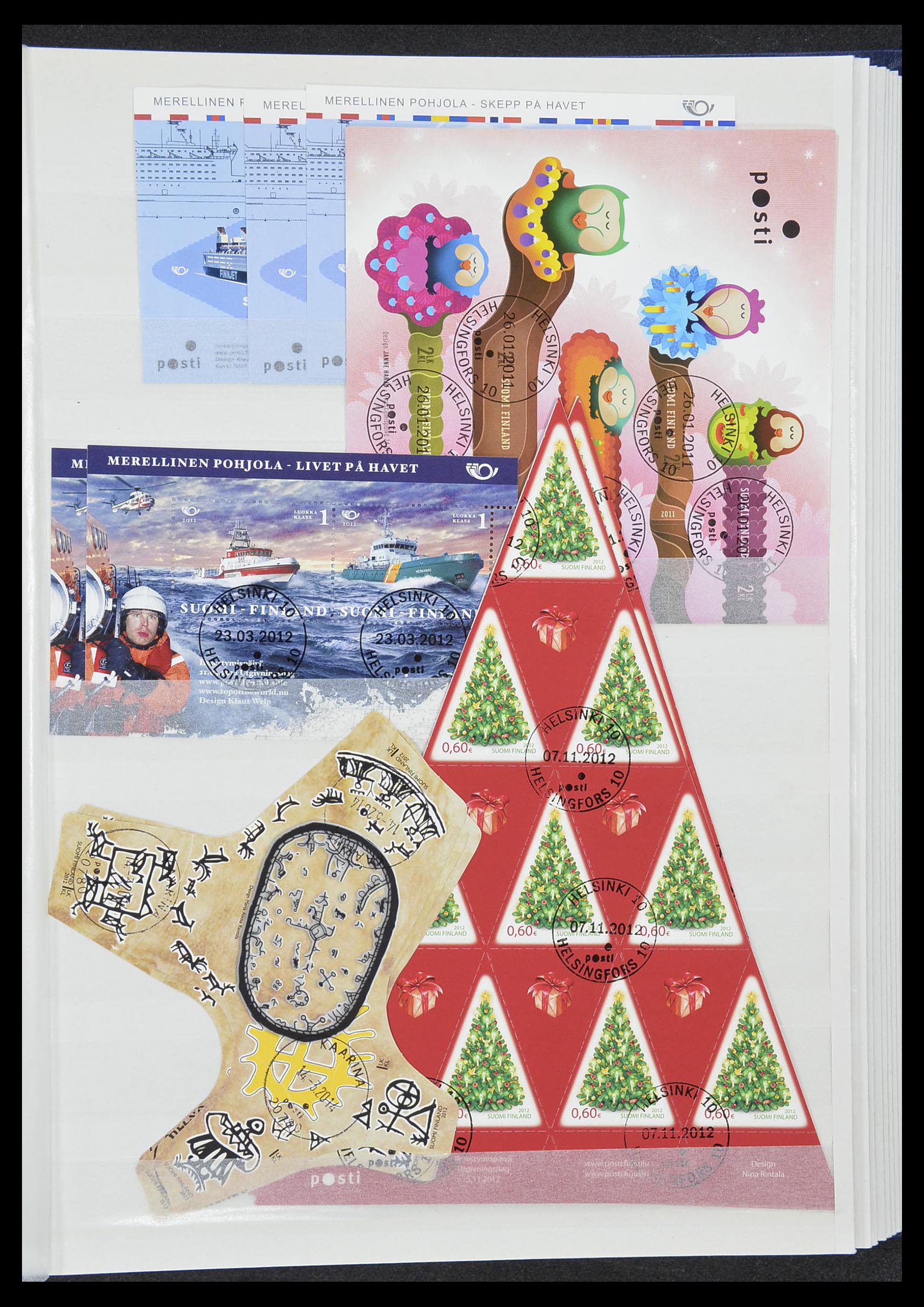 33818 043 - Postzegelverzameling 33818 Finland 1875-2014.