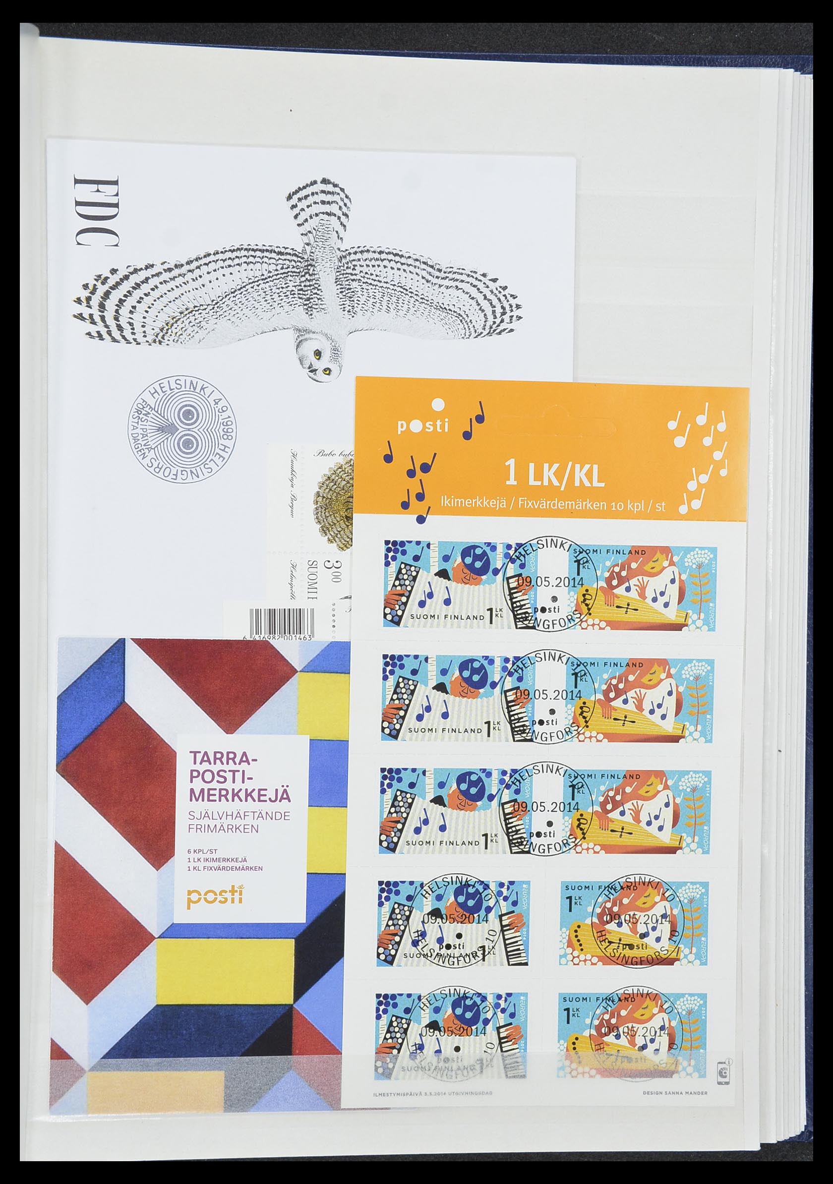 33818 047 - Postzegelverzameling 33818 Finland 1875-2014.