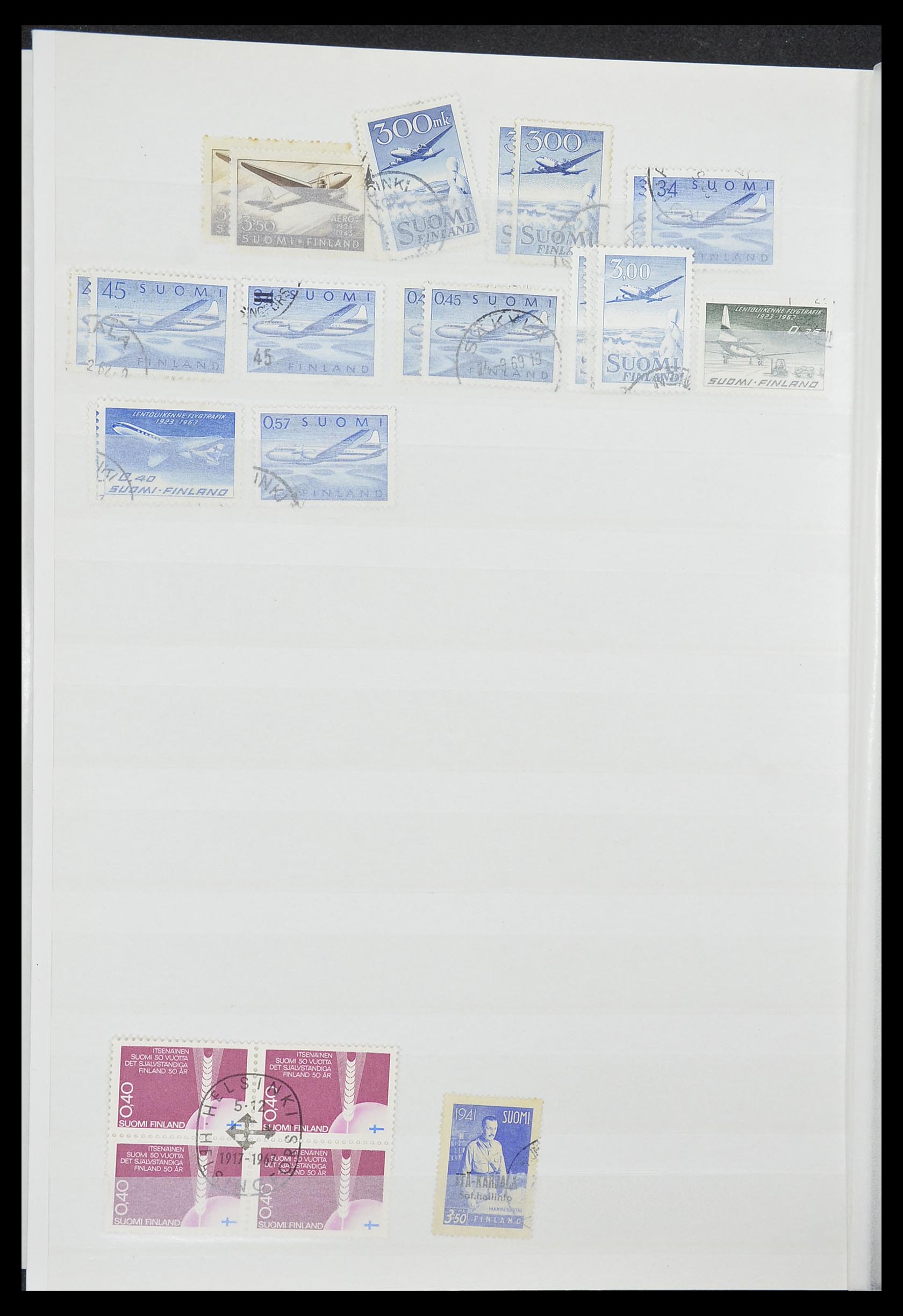 33818 050 - Postzegelverzameling 33818 Finland 1875-2014.