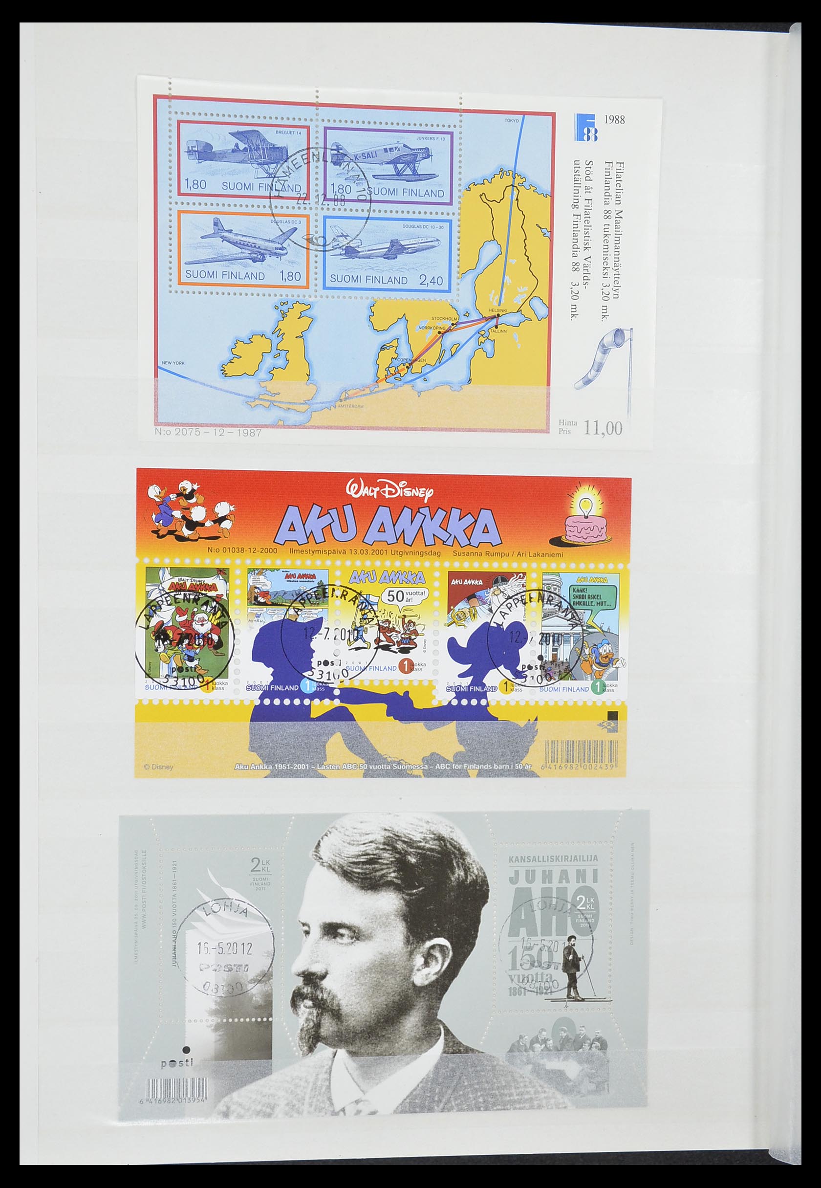 33818 052 - Postzegelverzameling 33818 Finland 1875-2014.