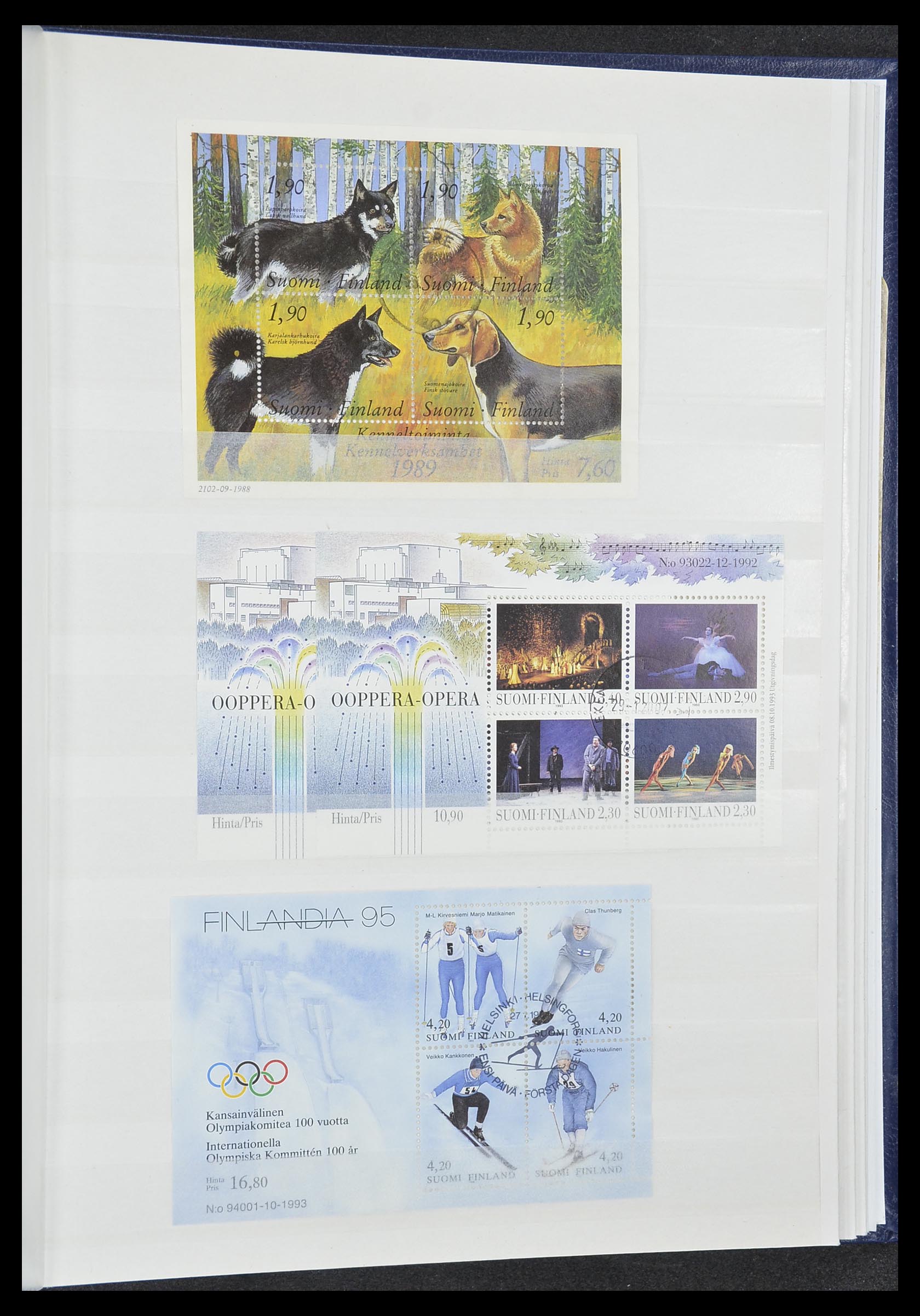 33818 053 - Postzegelverzameling 33818 Finland 1875-2014.