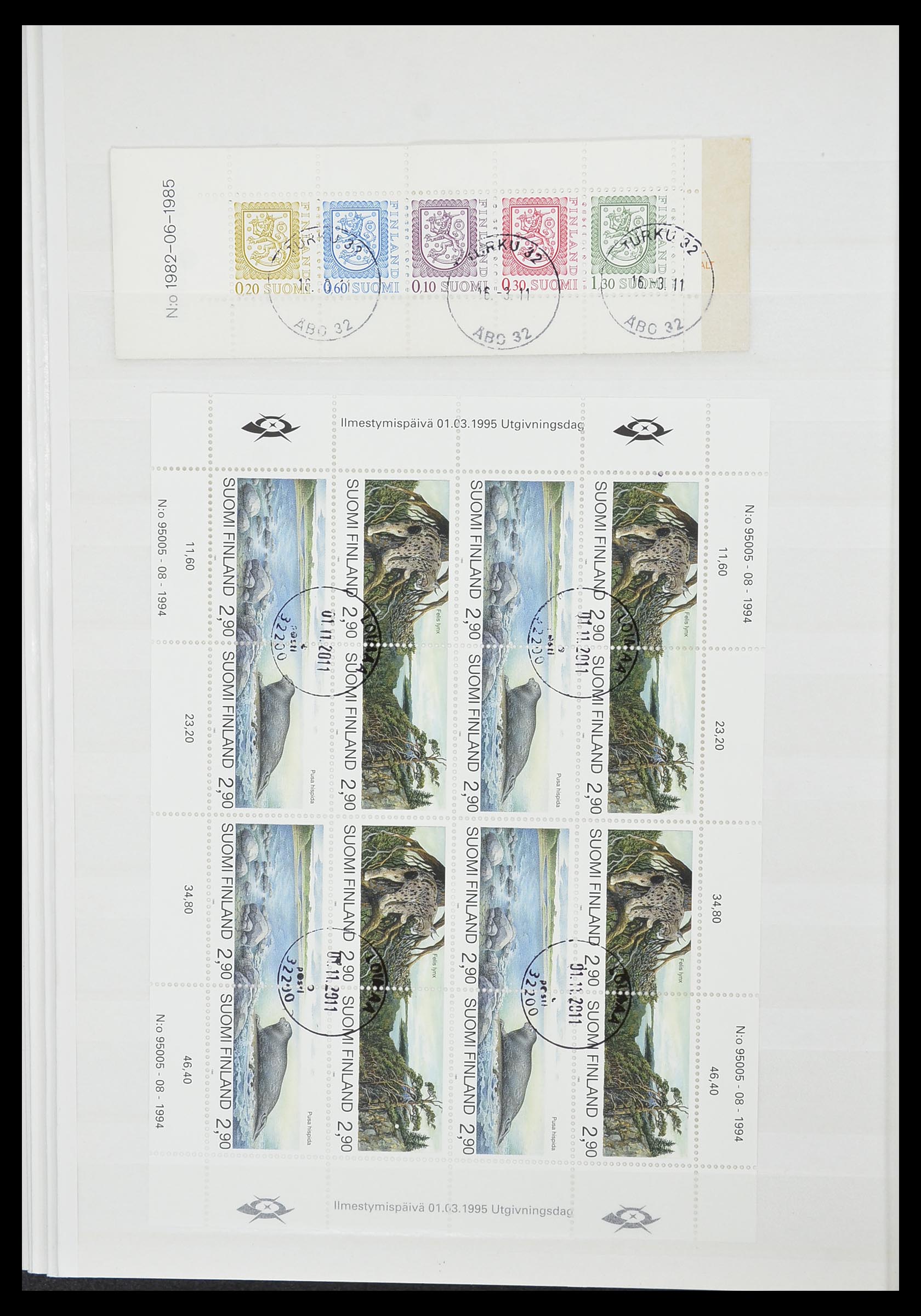 33818 058 - Postzegelverzameling 33818 Finland 1875-2014.