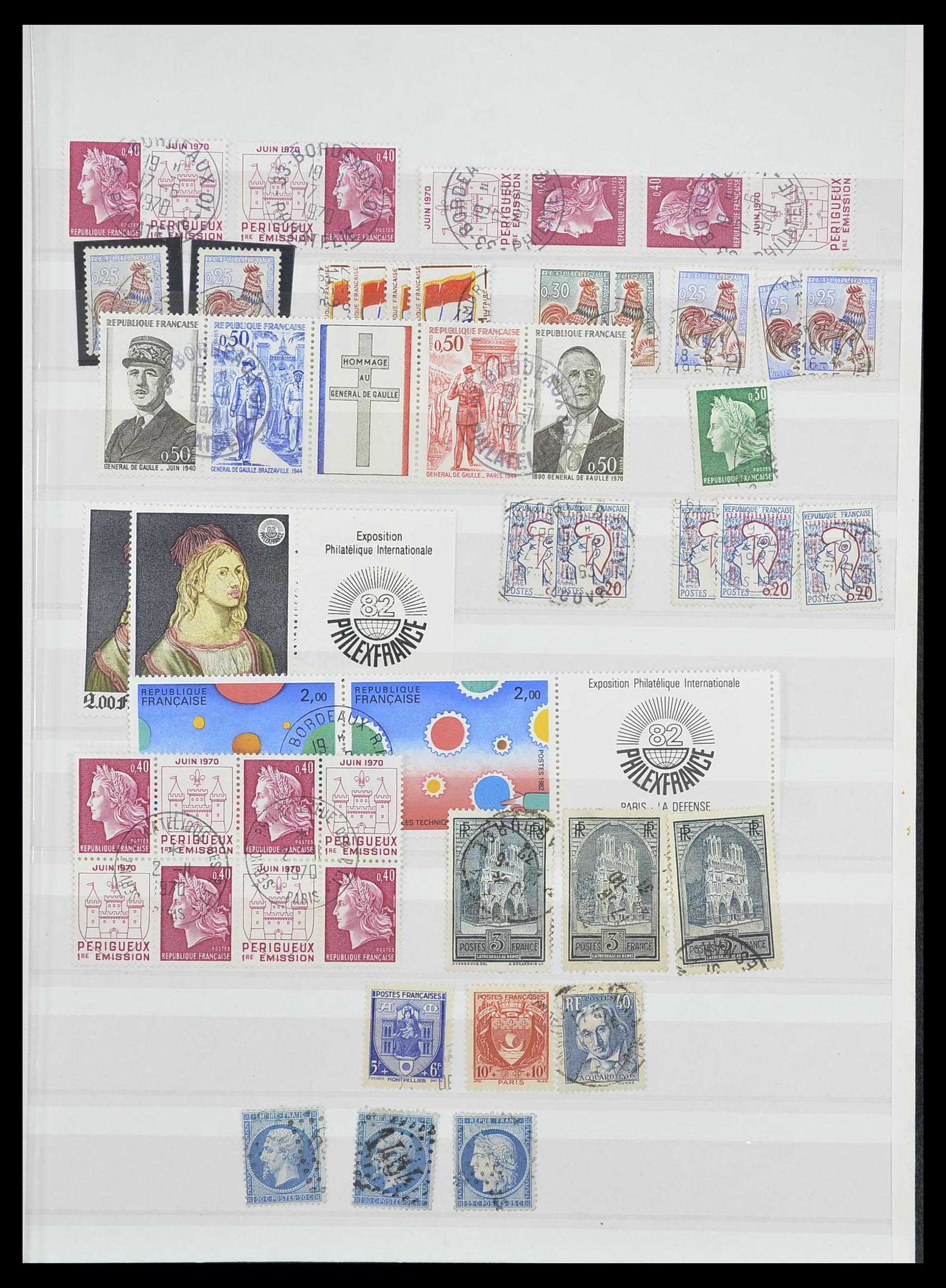 33819 001 - Stamp collection 33819 France 1849-1988.