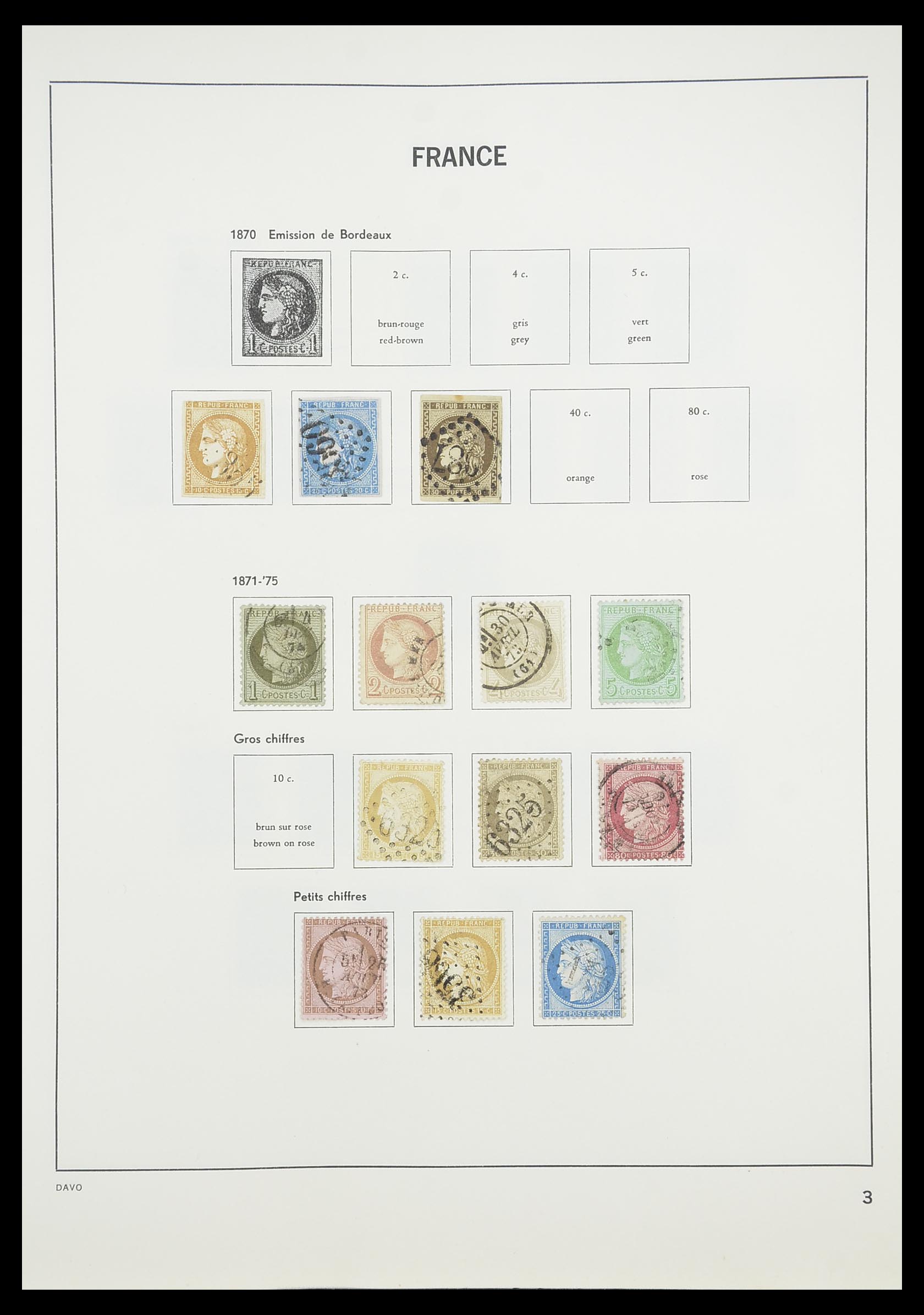 33819 005 - Stamp collection 33819 France 1849-1988.