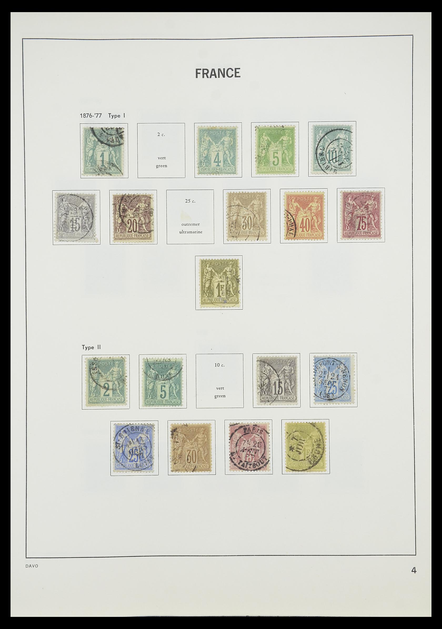 33819 006 - Stamp collection 33819 France 1849-1988.