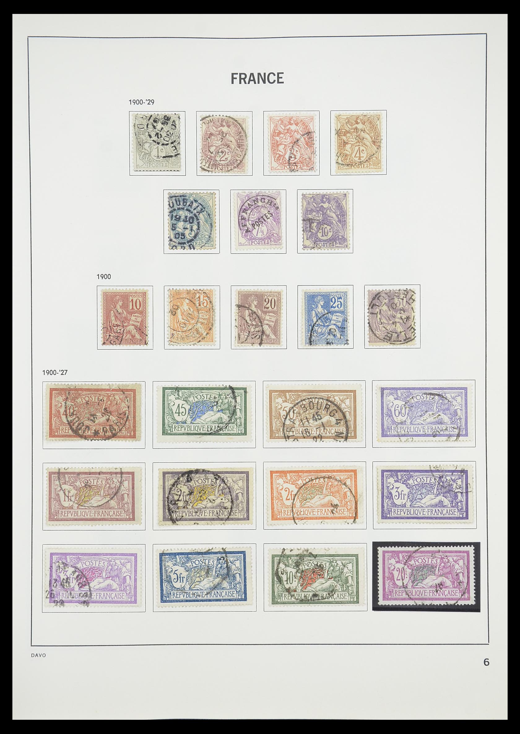 33819 008 - Stamp collection 33819 France 1849-1988.